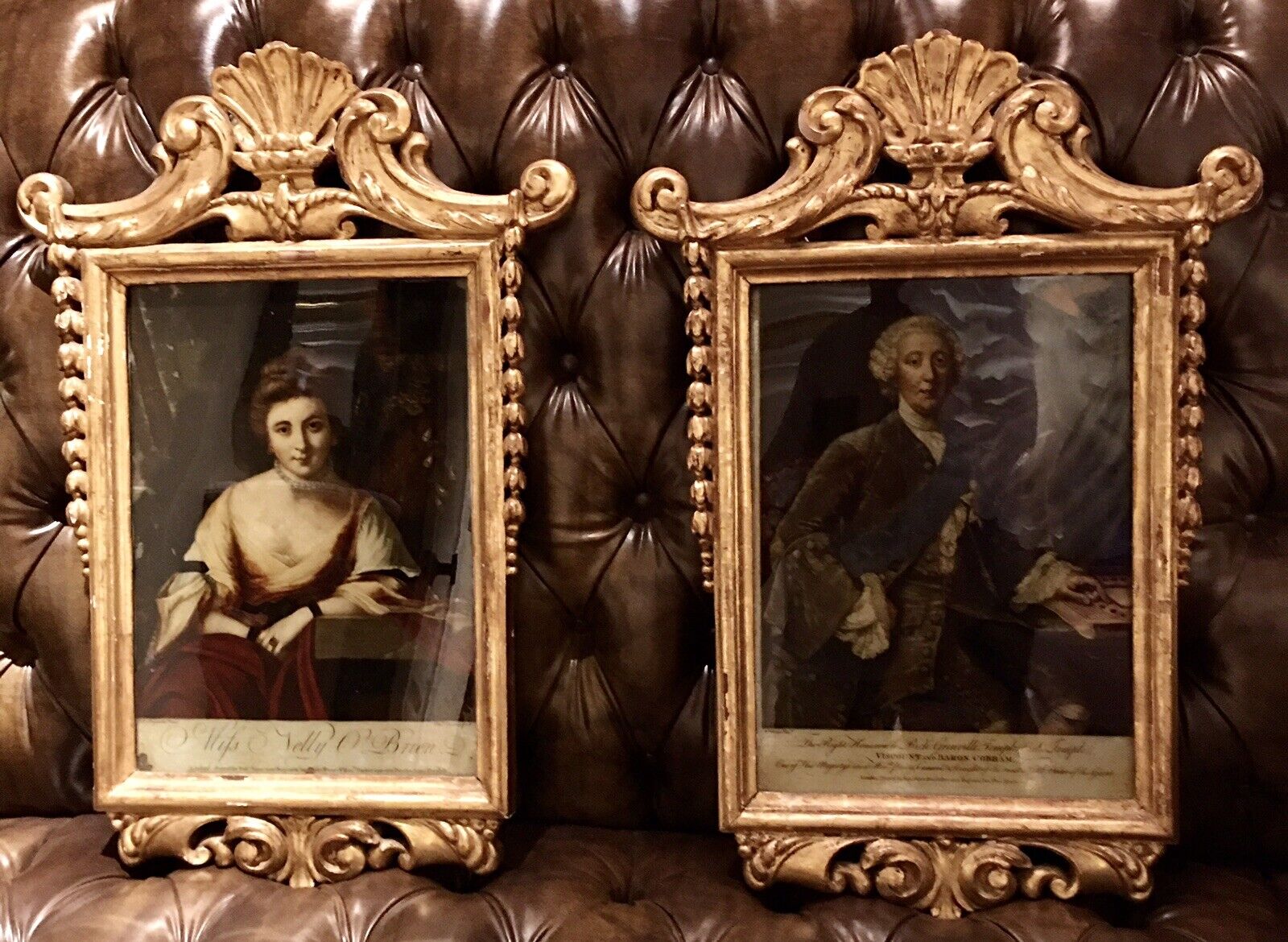1700's Portraits of Nelly O'Brien and Baron Cobham