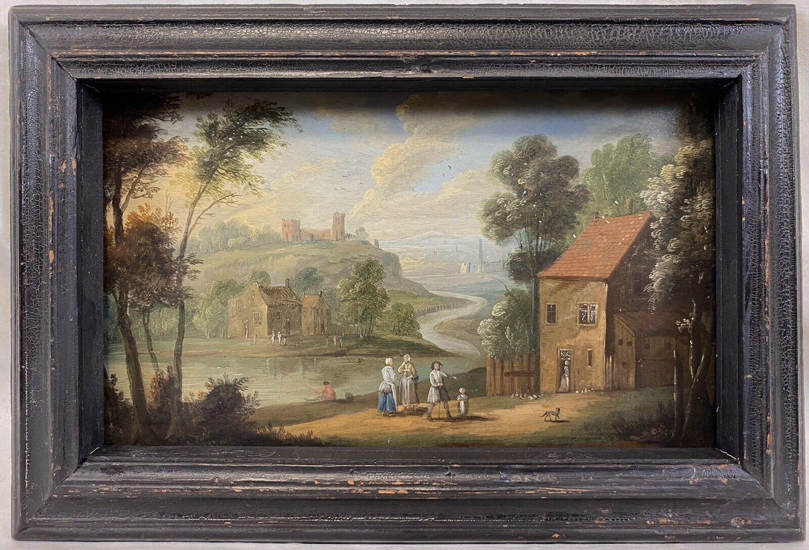 Set of 3 18th Century Dutch Flemish Landscapes