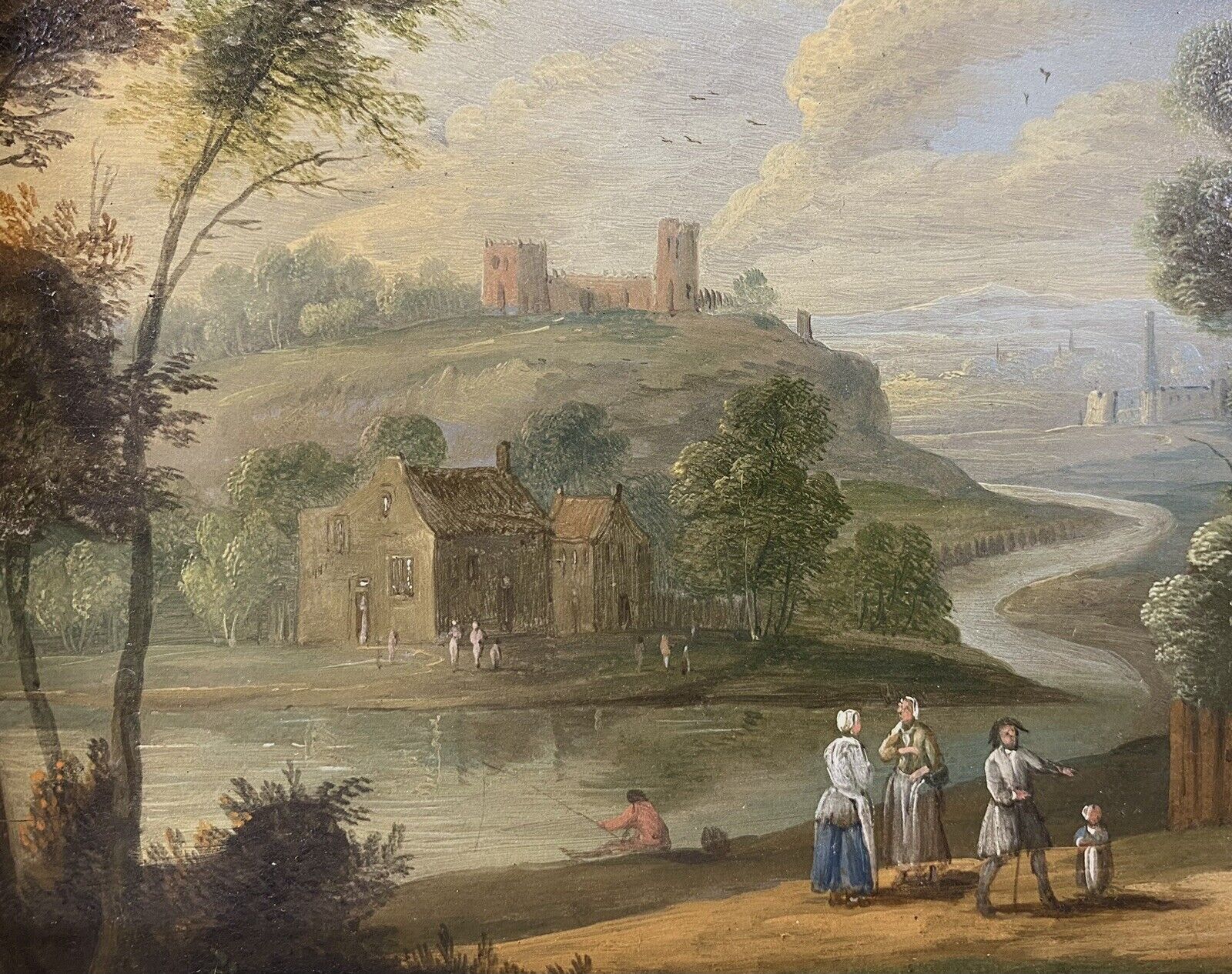 Set of 3 18th Century Dutch Flemish Landscapes