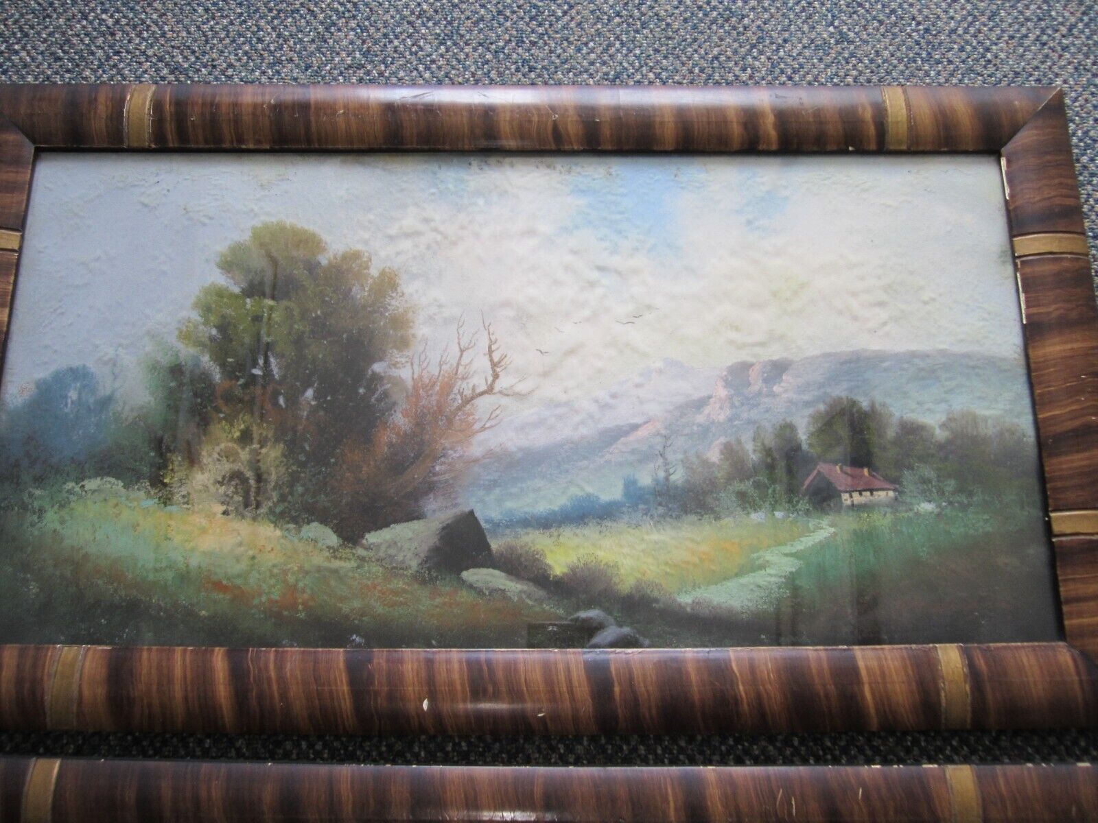 1800s William Henry Chandler Pastel Paintings - Signed Pair