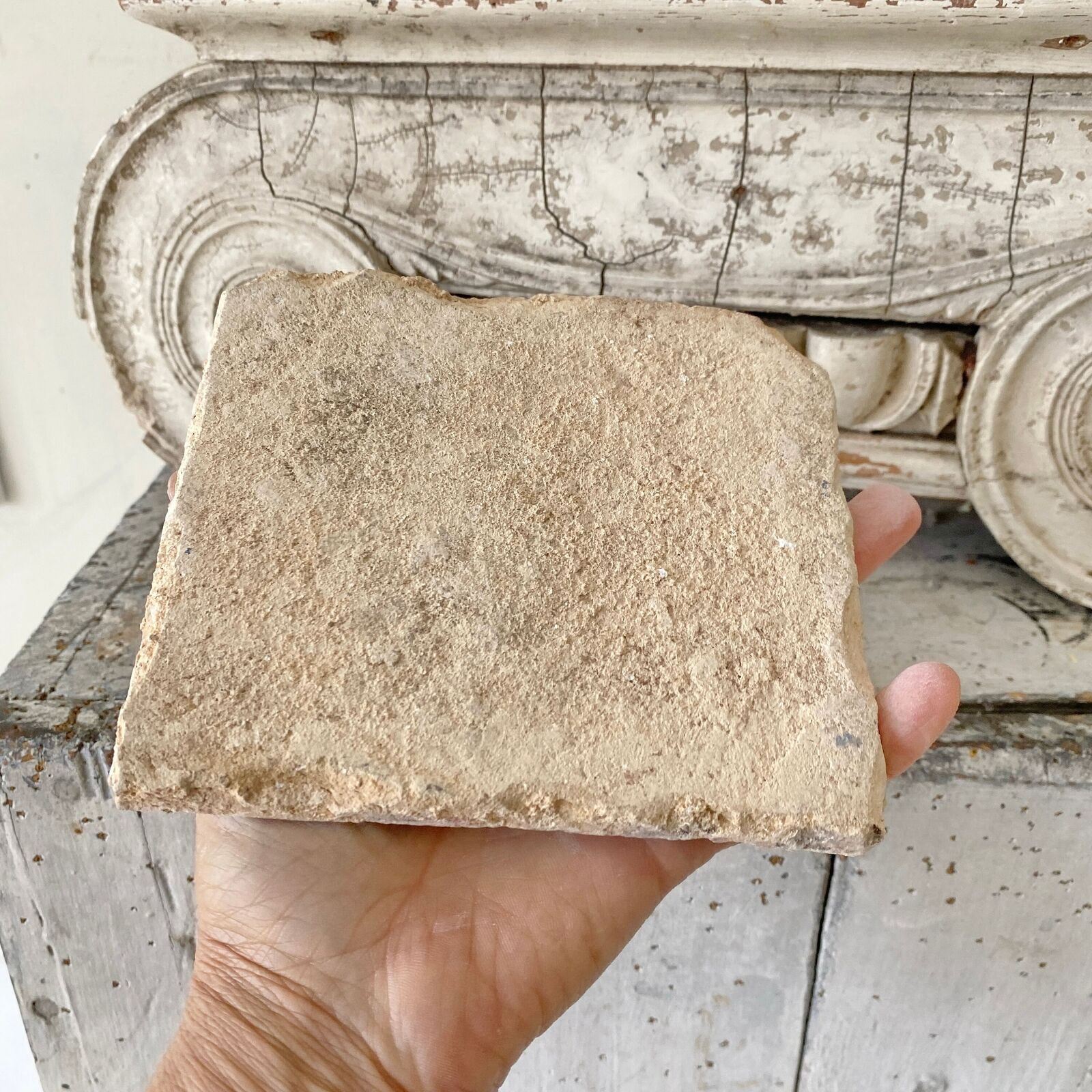 Hand-painted Blue Portuguese Tile from the 1600s