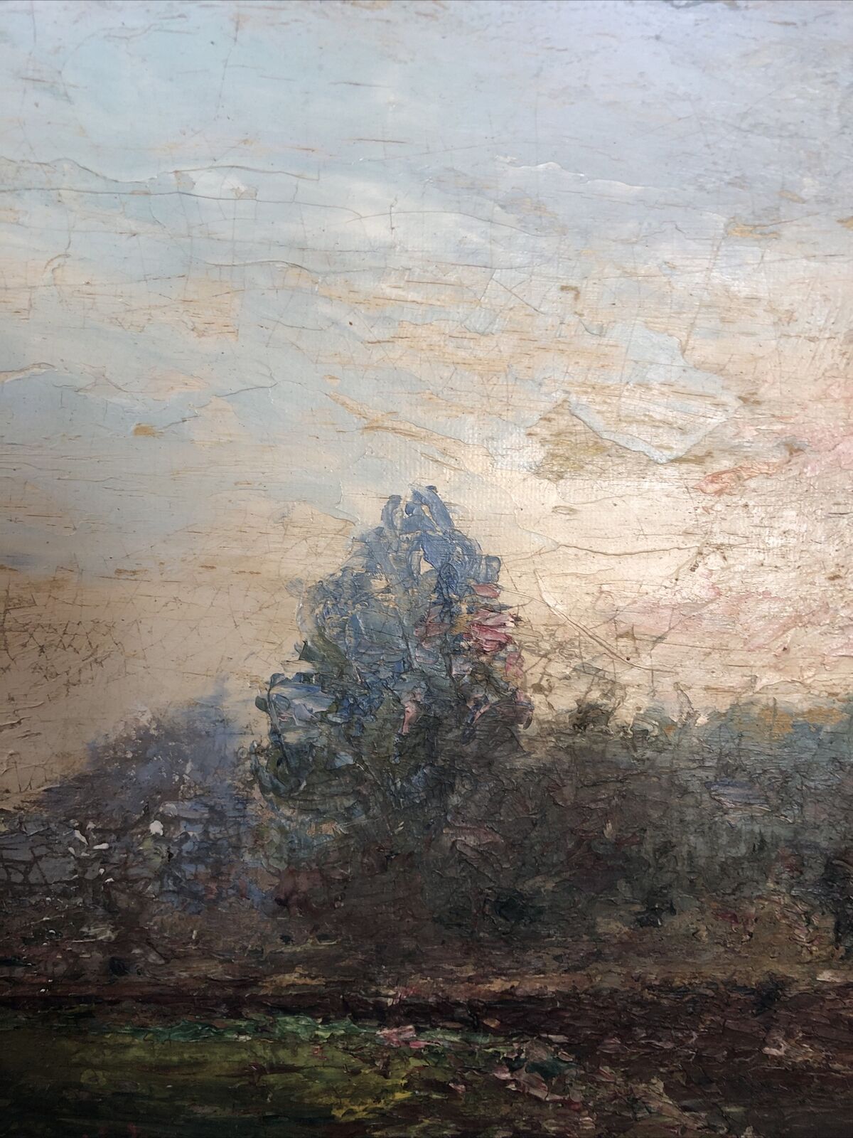 Impressionist Landscape of Loire Valley, Late 1800s