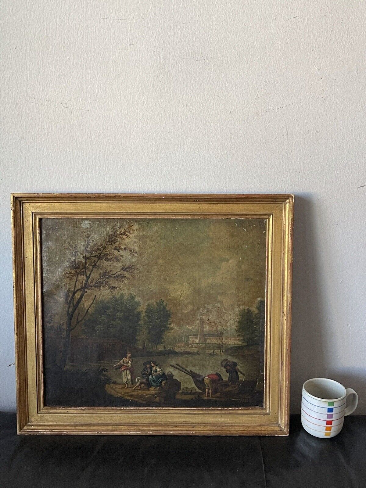 19th Century Landscape Impressionist Painting English Dutch Art
