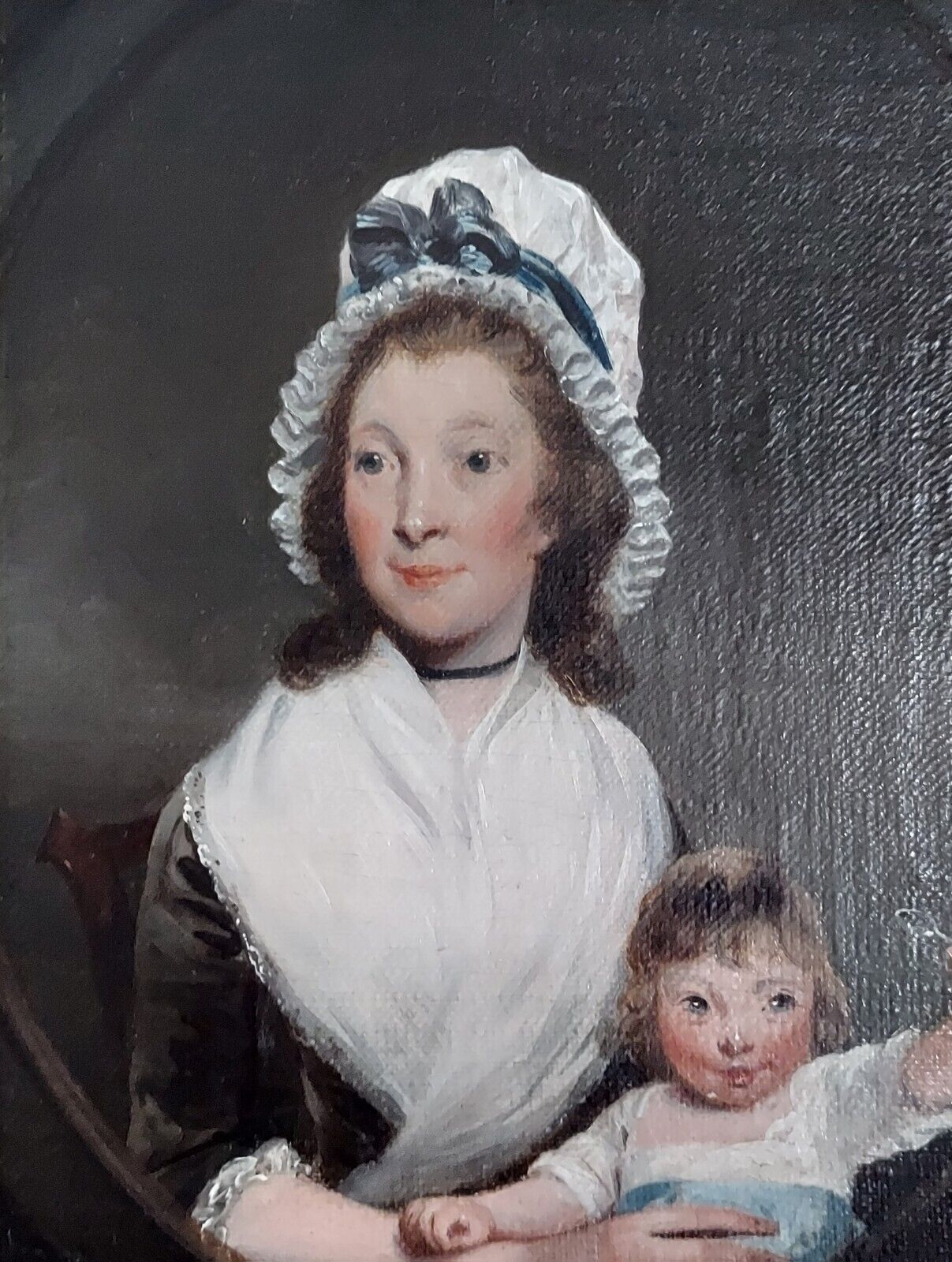 18th Century Antique English Family Portraits - Set of 3