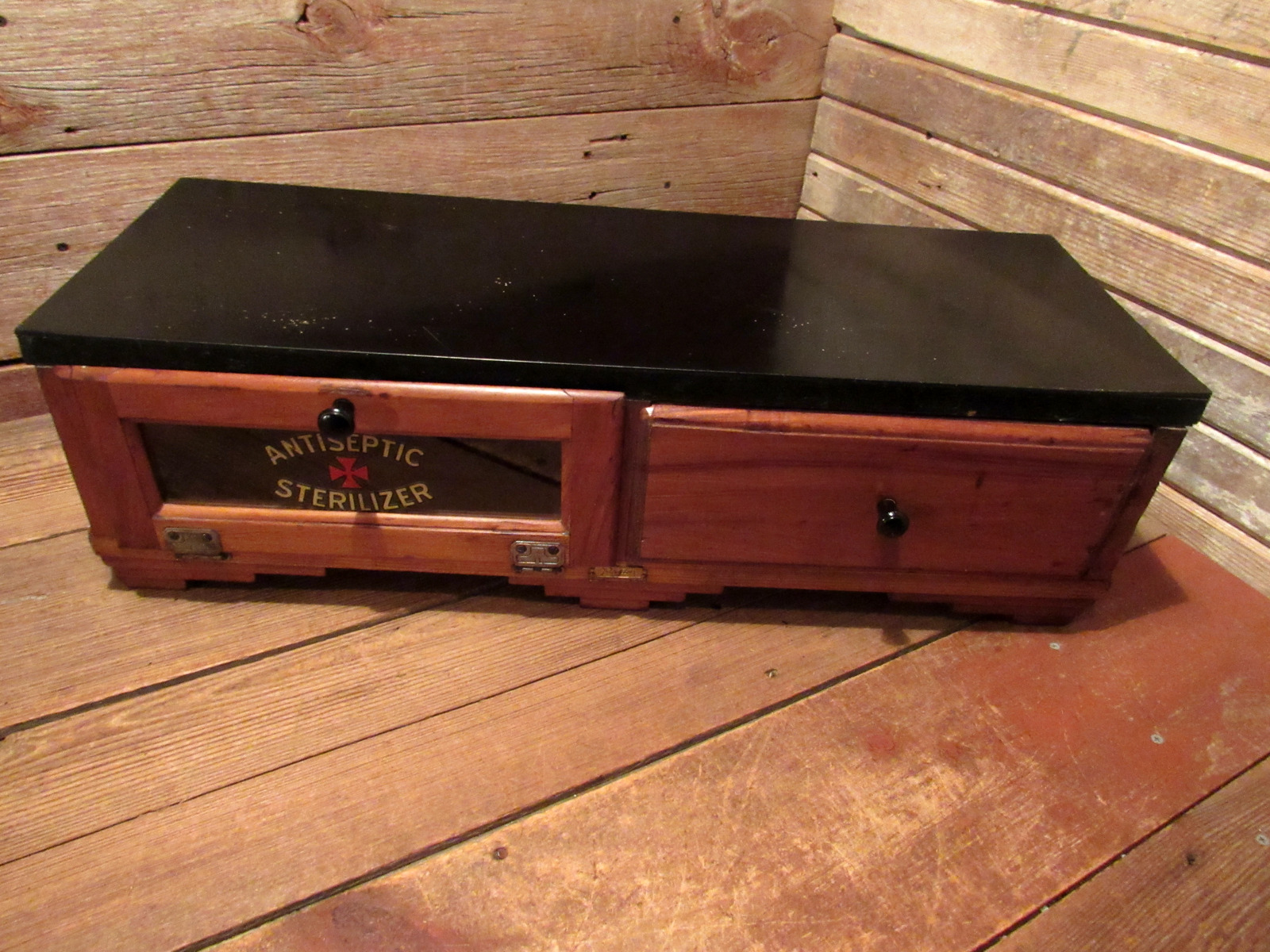 Rare 1930's Barbershop Sterilizer Storage Cabinet, Paidar Co
