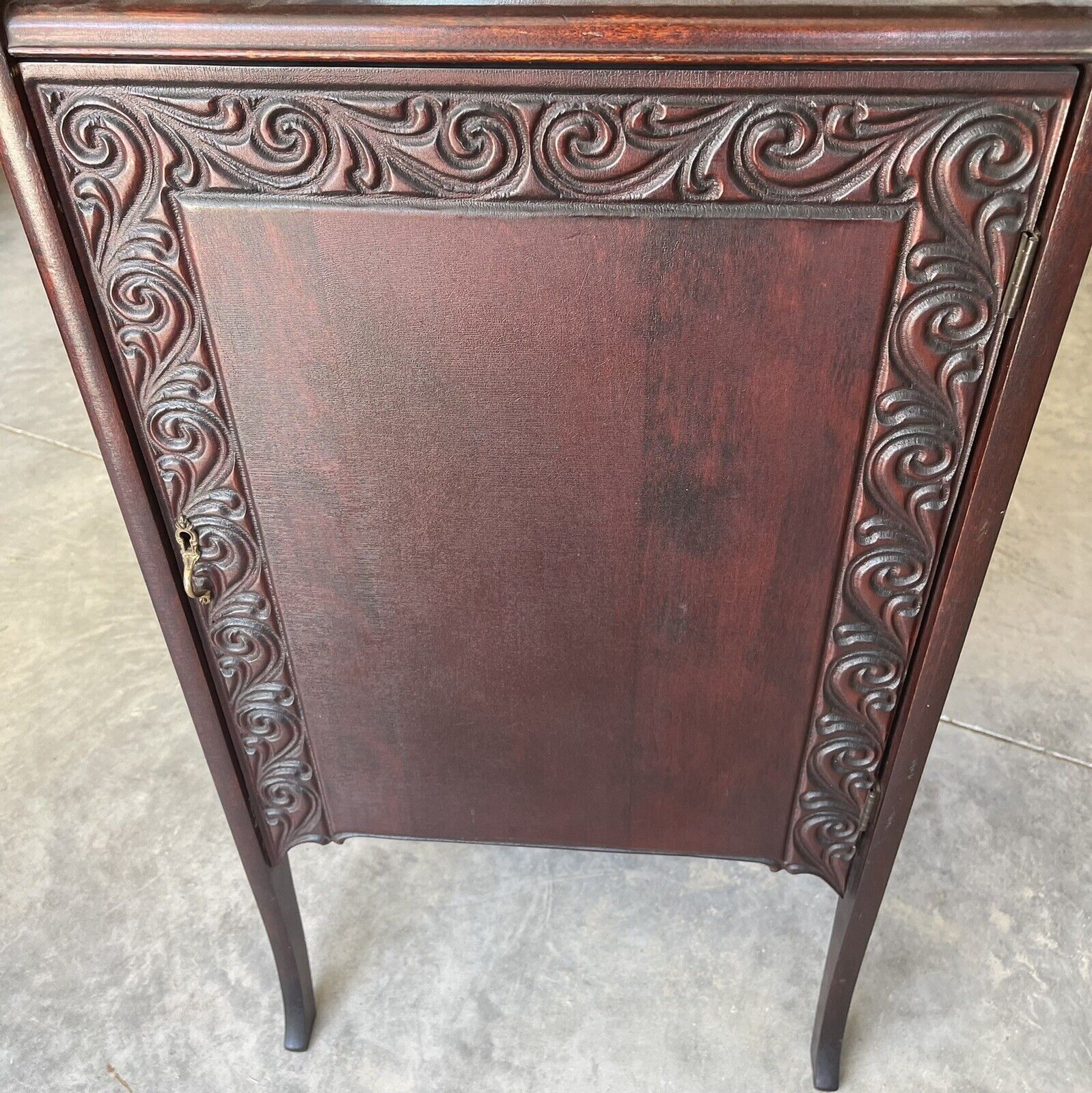 Antique Mahogany Cabinet for Sheet Music or Drawings