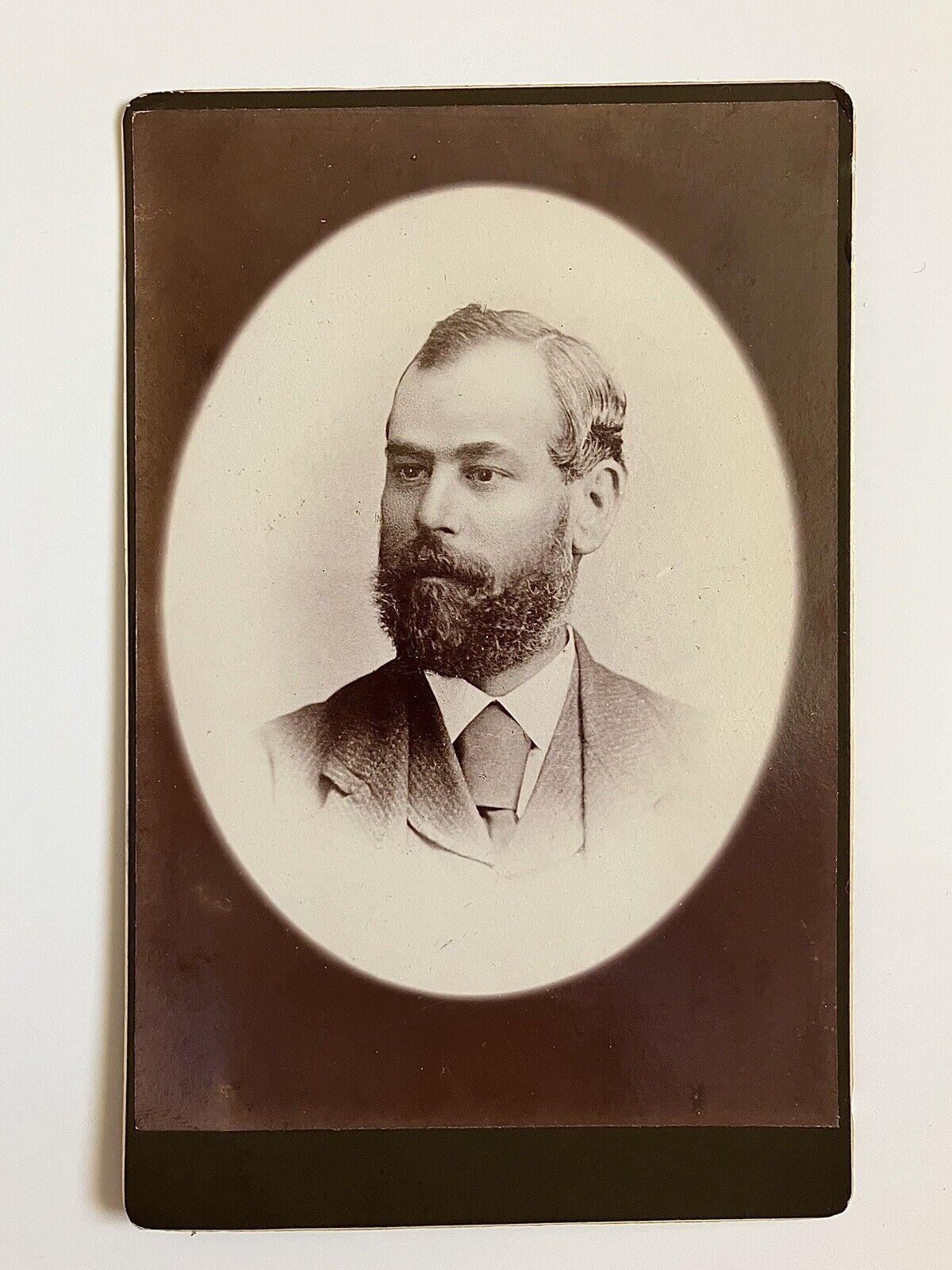 Antique Photo Cabinet Card of Man, Ohio 1910-1920