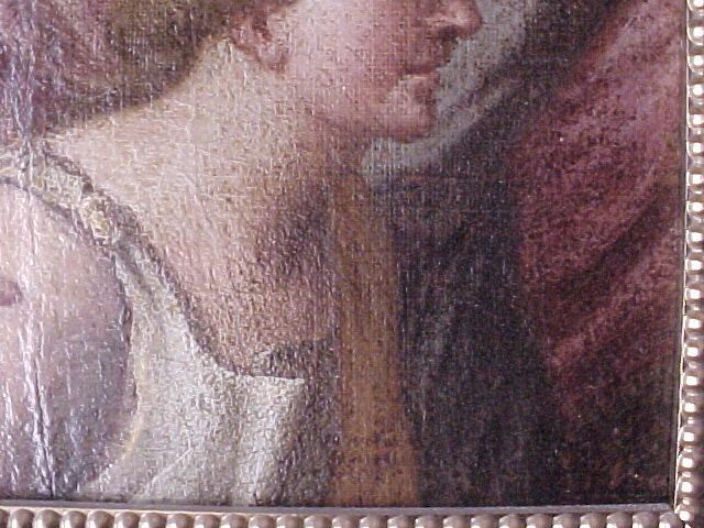 Flemish Oil on Canvas with Renaissance Figures, 1600s