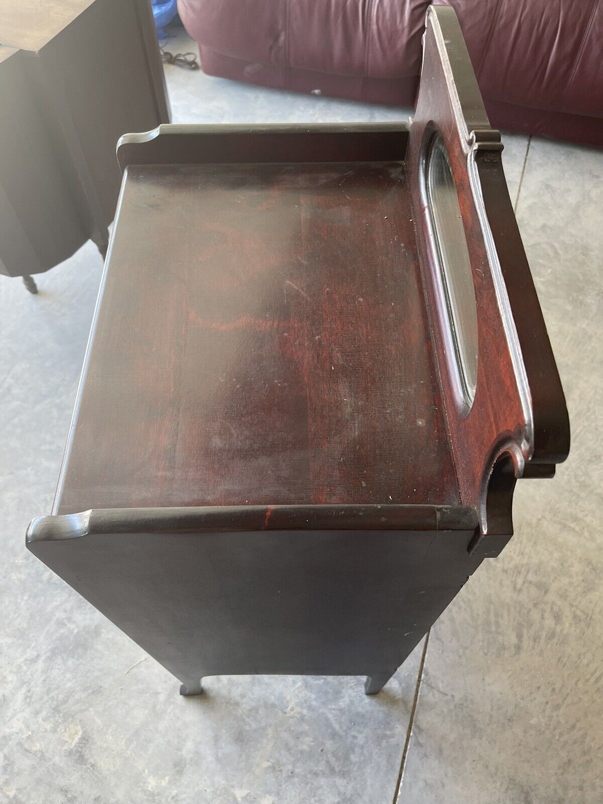 Antique Mahogany Cabinet for Sheet Music or Drawings