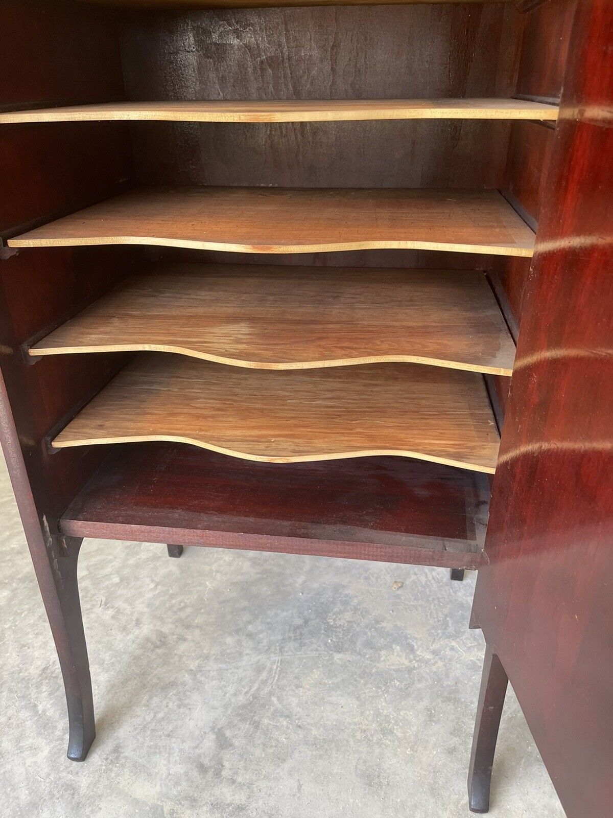 Antique Mahogany Cabinet for Sheet Music or Drawings