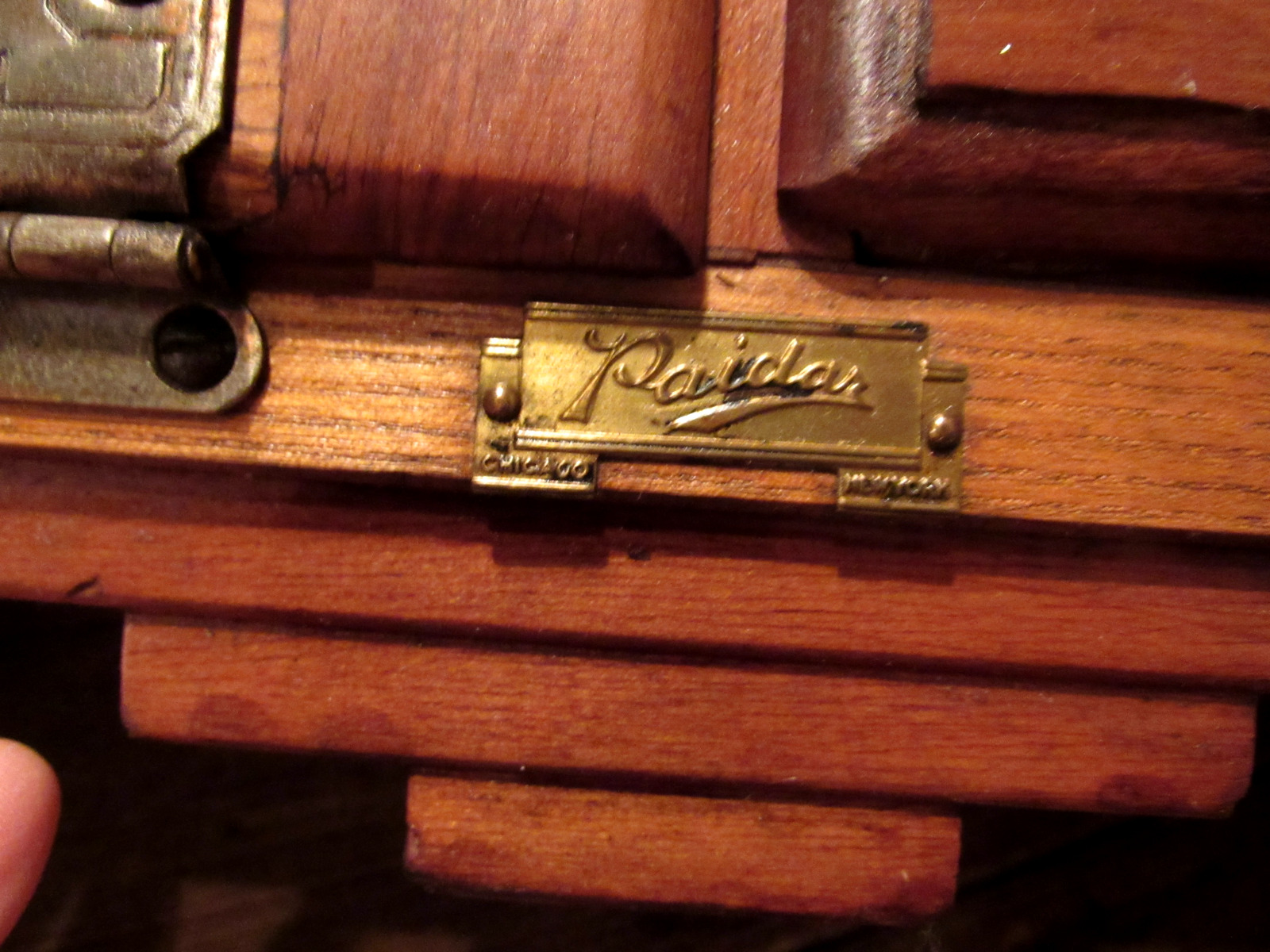 Rare 1930's Barbershop Sterilizer Storage Cabinet, Paidar Co