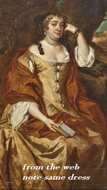 Old Master oil painting portrait by Sir Peter Lely