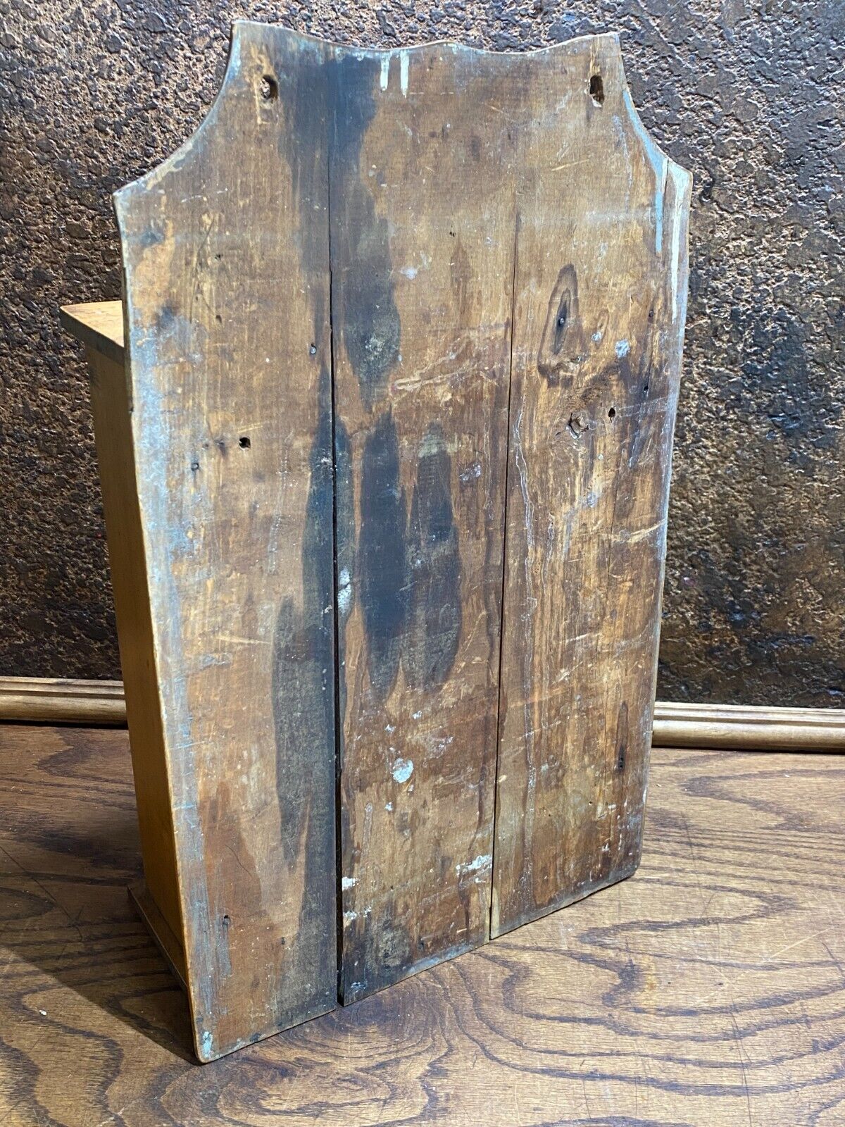 Victorian Era Kitchen Wall Spice Cabinet with 8 Drawers