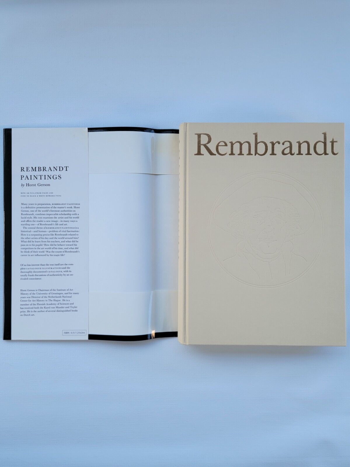 1968 REMBRANDT PAINTINGS Book by Horst Gerson