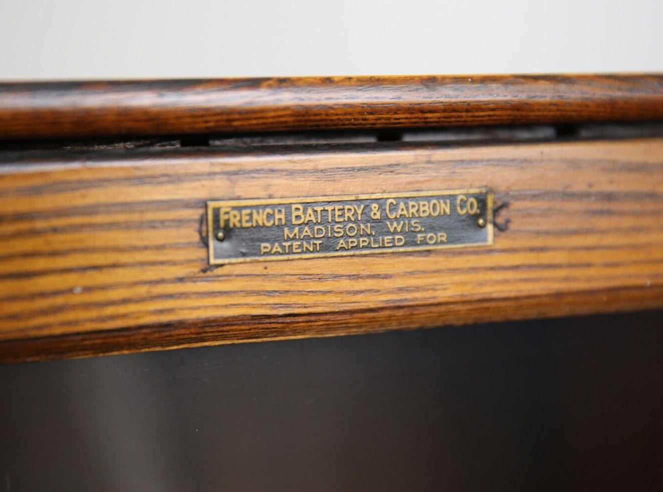 Vintage Oak Apothecary Drawer Display Case for Collectibles