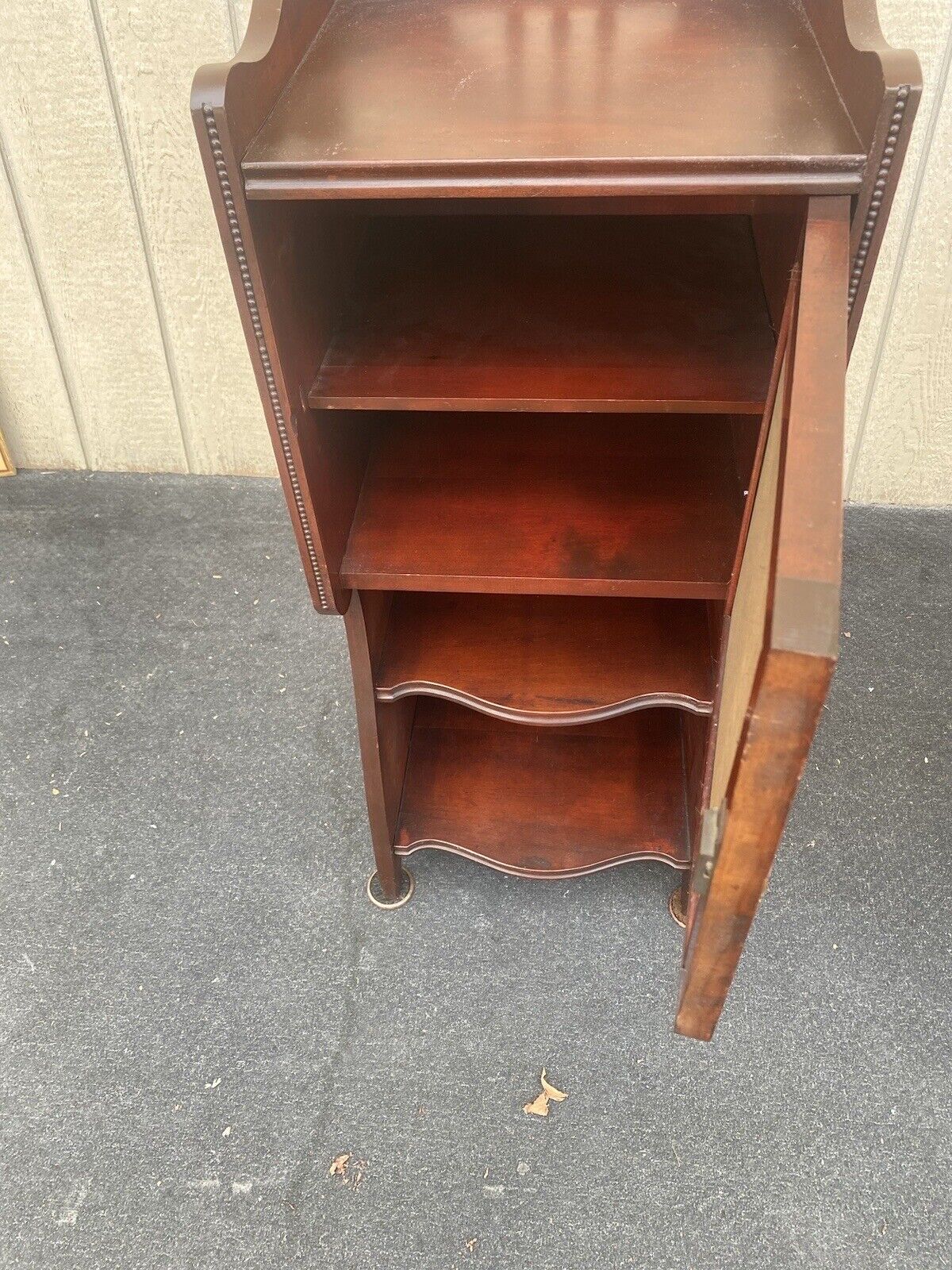 Victorian Mahogany Cabinet with Beveled Mirrored Door