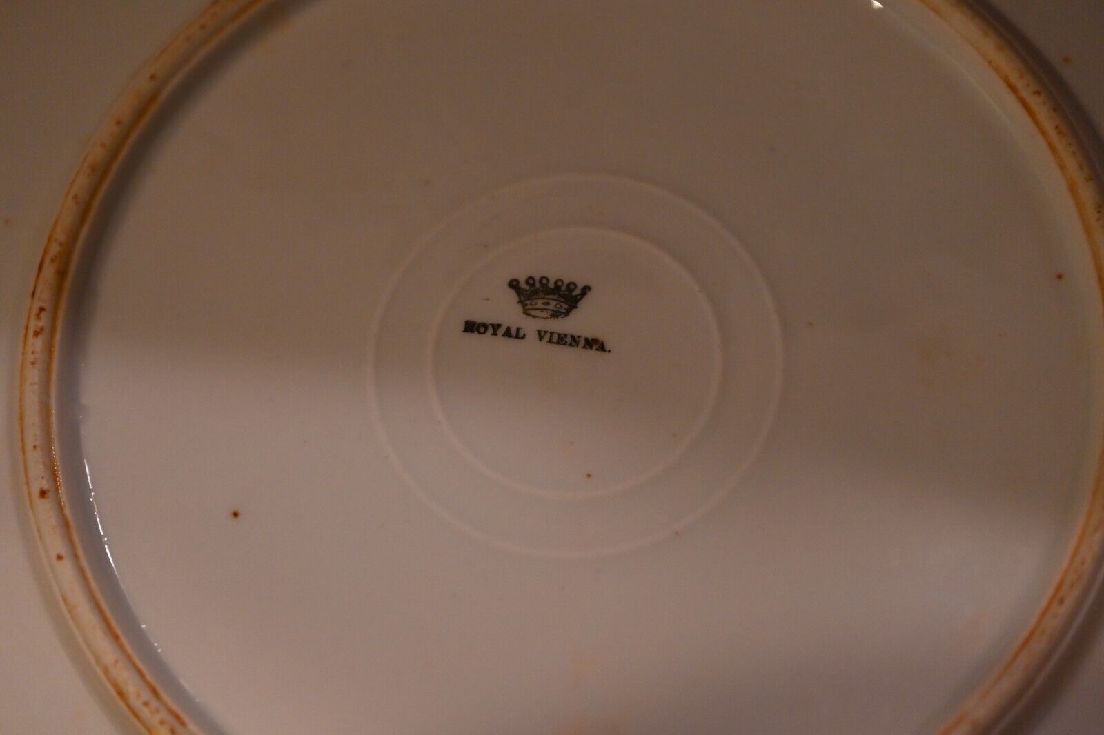 Royal Vienna PR Prussia 1910's Cabinet Plate