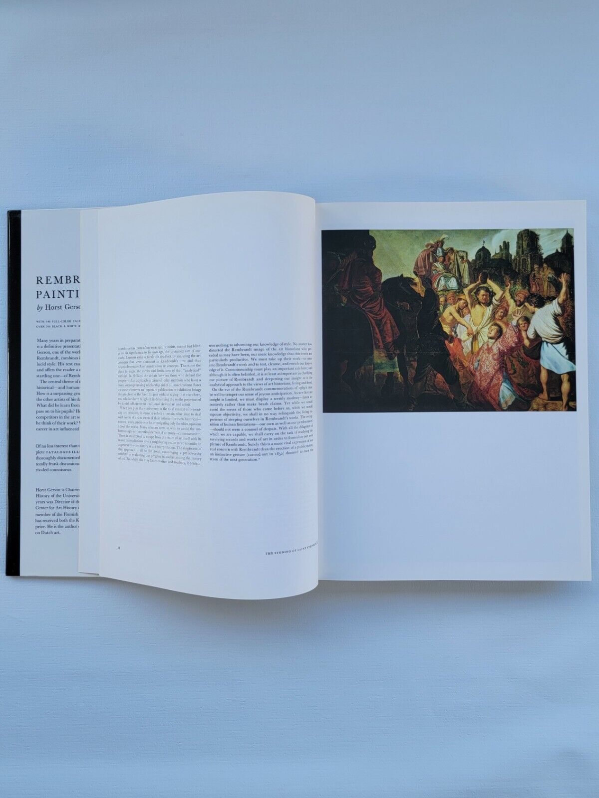 1968 REMBRANDT PAINTINGS Book by Horst Gerson