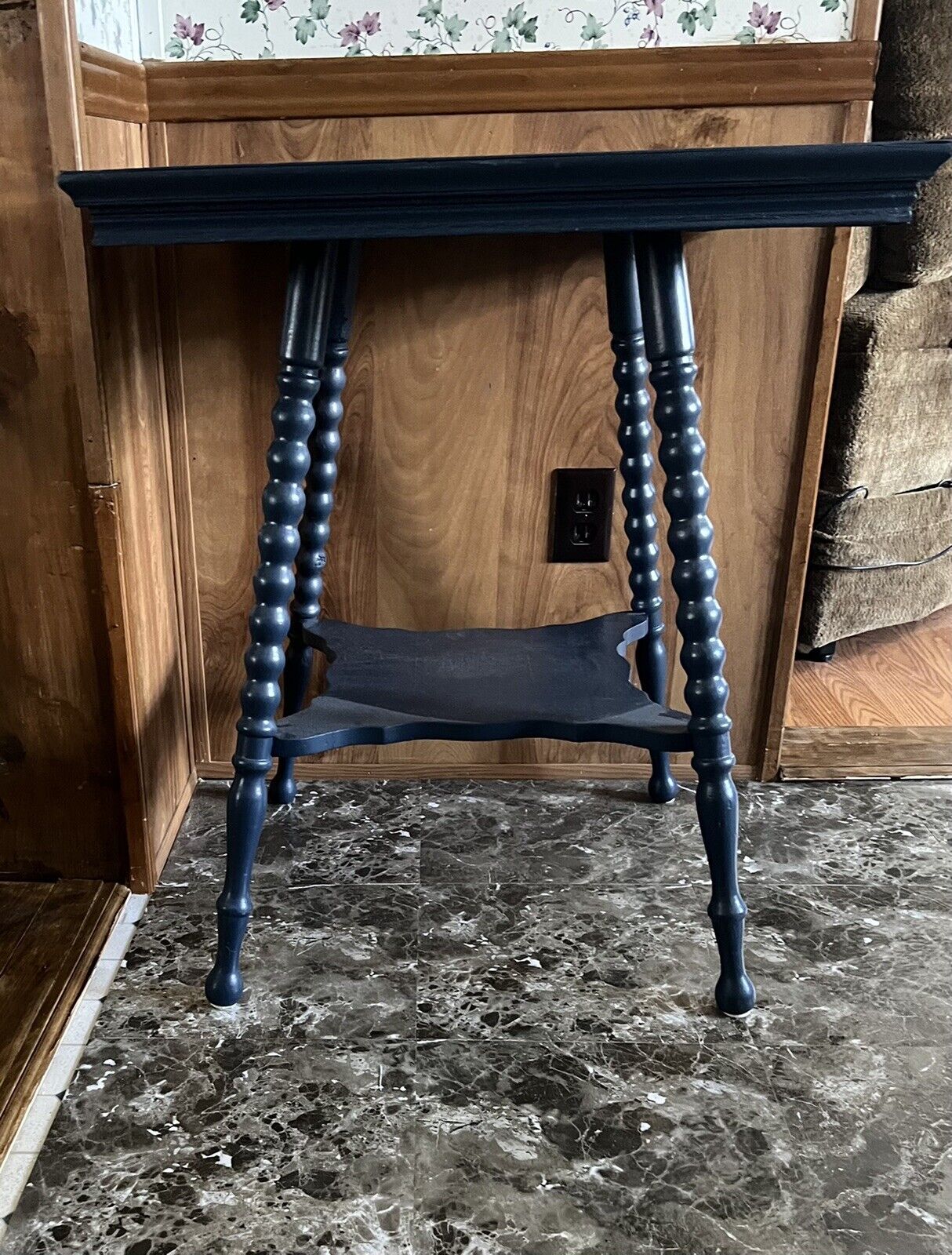 Blue Early 1900’s Parlor Table