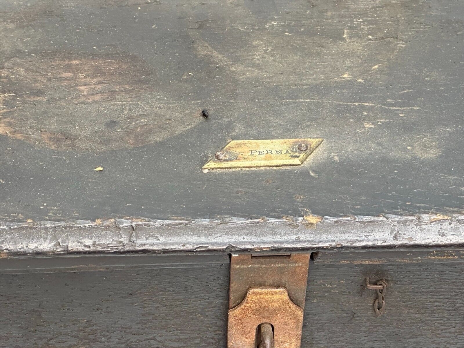 Victorian Oak 2 Drawer Tool Box Cabinet - 1880s
