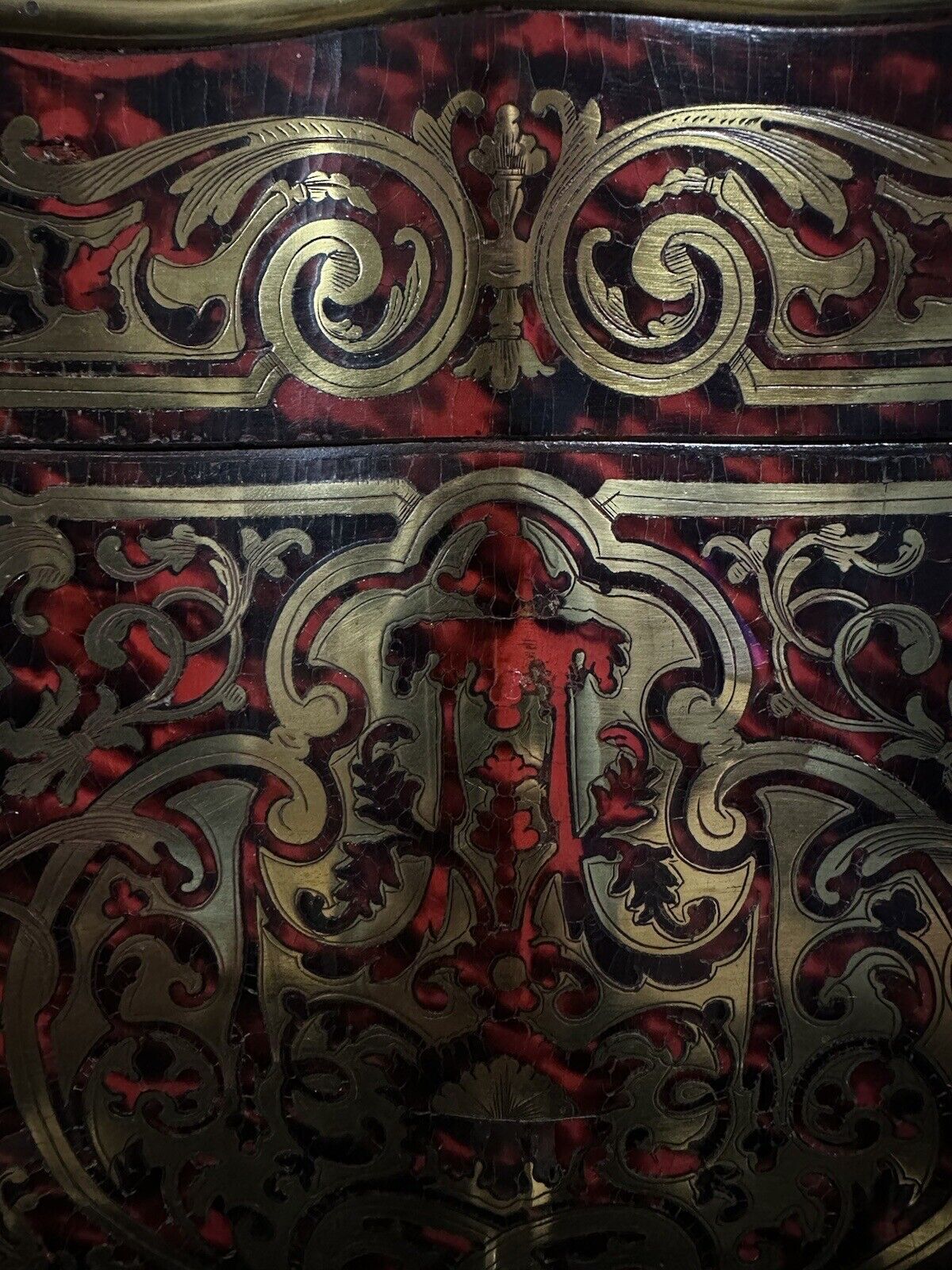 French Tantalus Liquor Cabinet - Napoleon III Era Antique