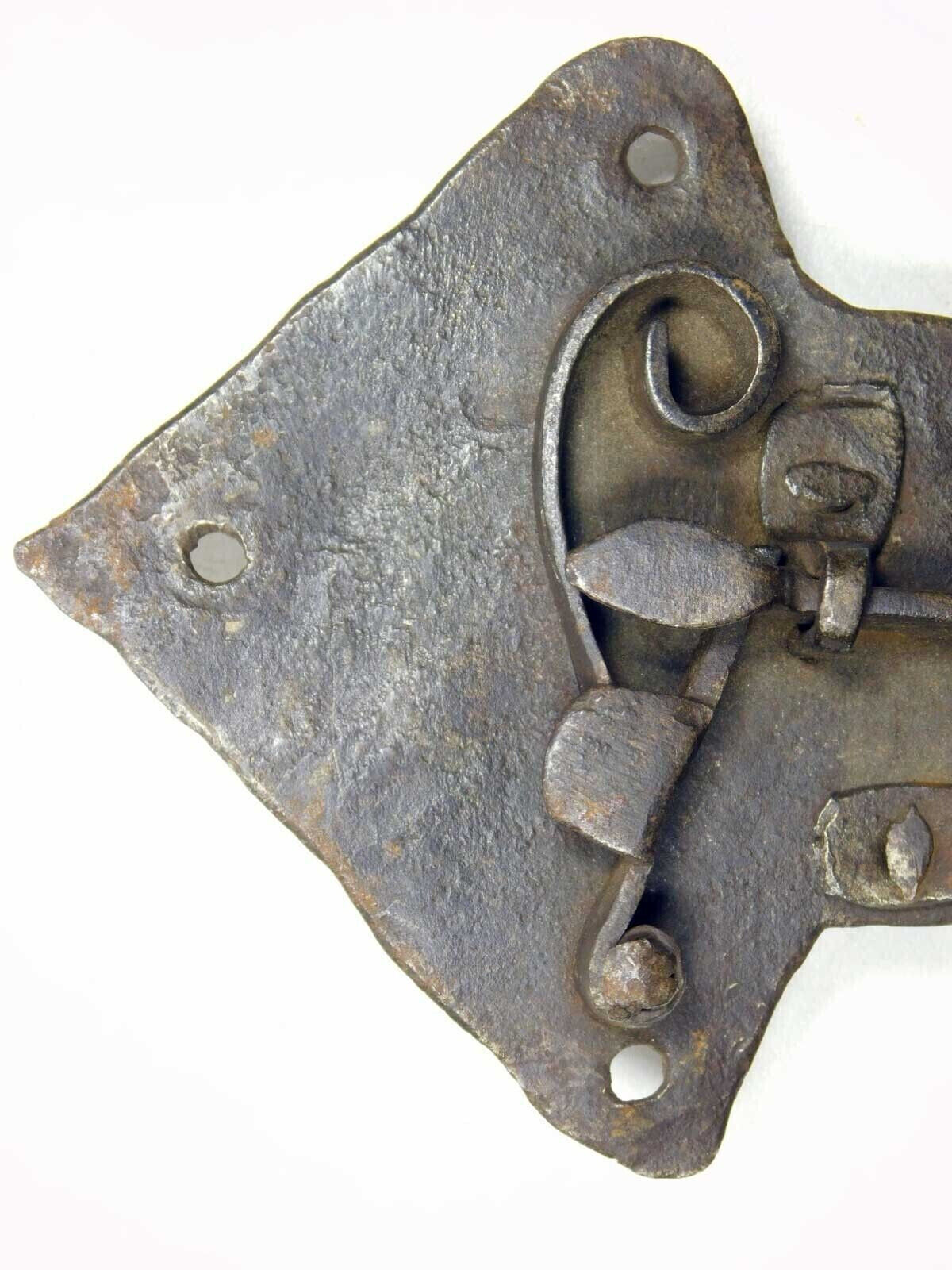 1700's Wrought Iron Lock for Furniture Door