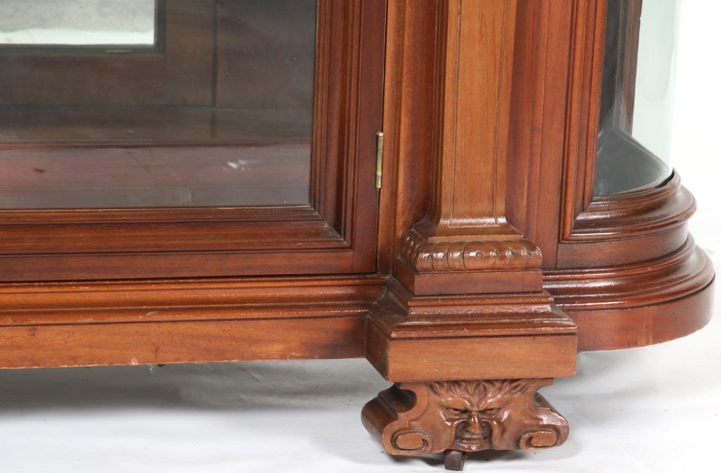 Carved Mahogany China Closet, Horner #22055