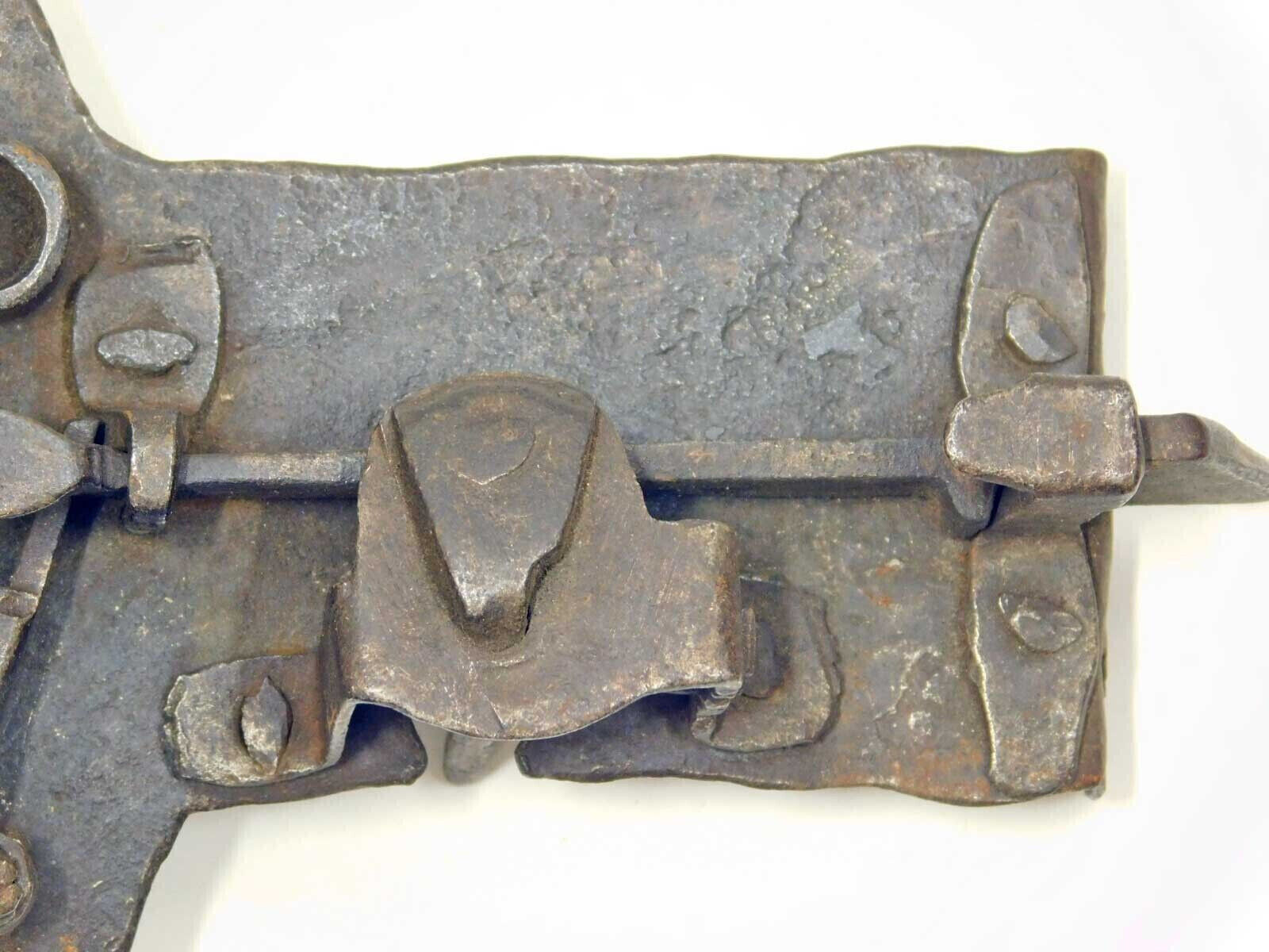 1700's Wrought Iron Lock for Furniture Door
