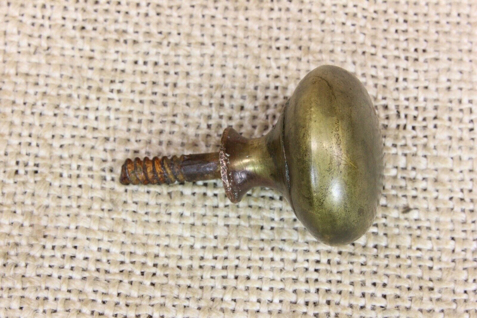 1" Vintage Brass Cabinet Door Knob Drawer Pull