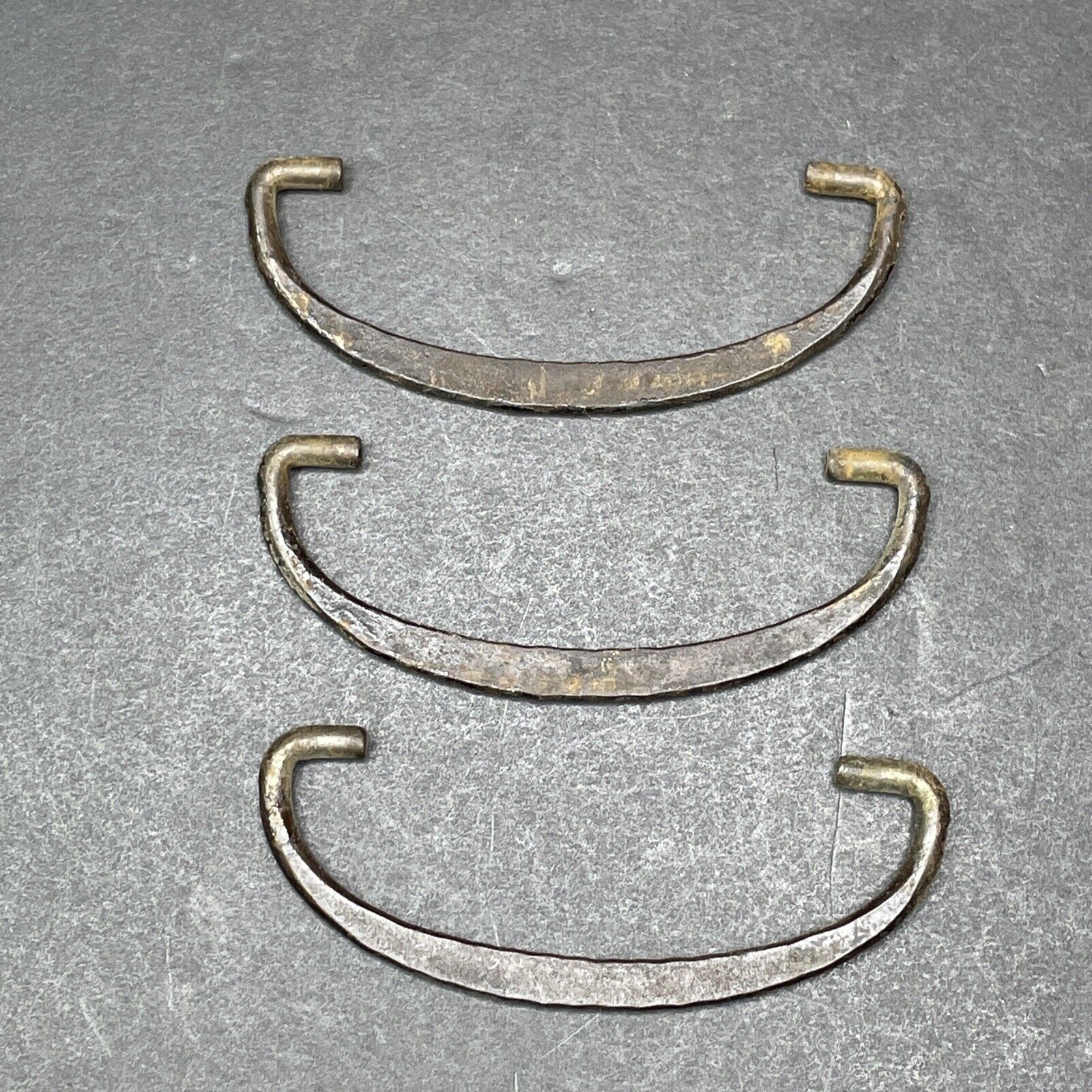 18th Century Handmade Hammered Iron Cabinet Pulls