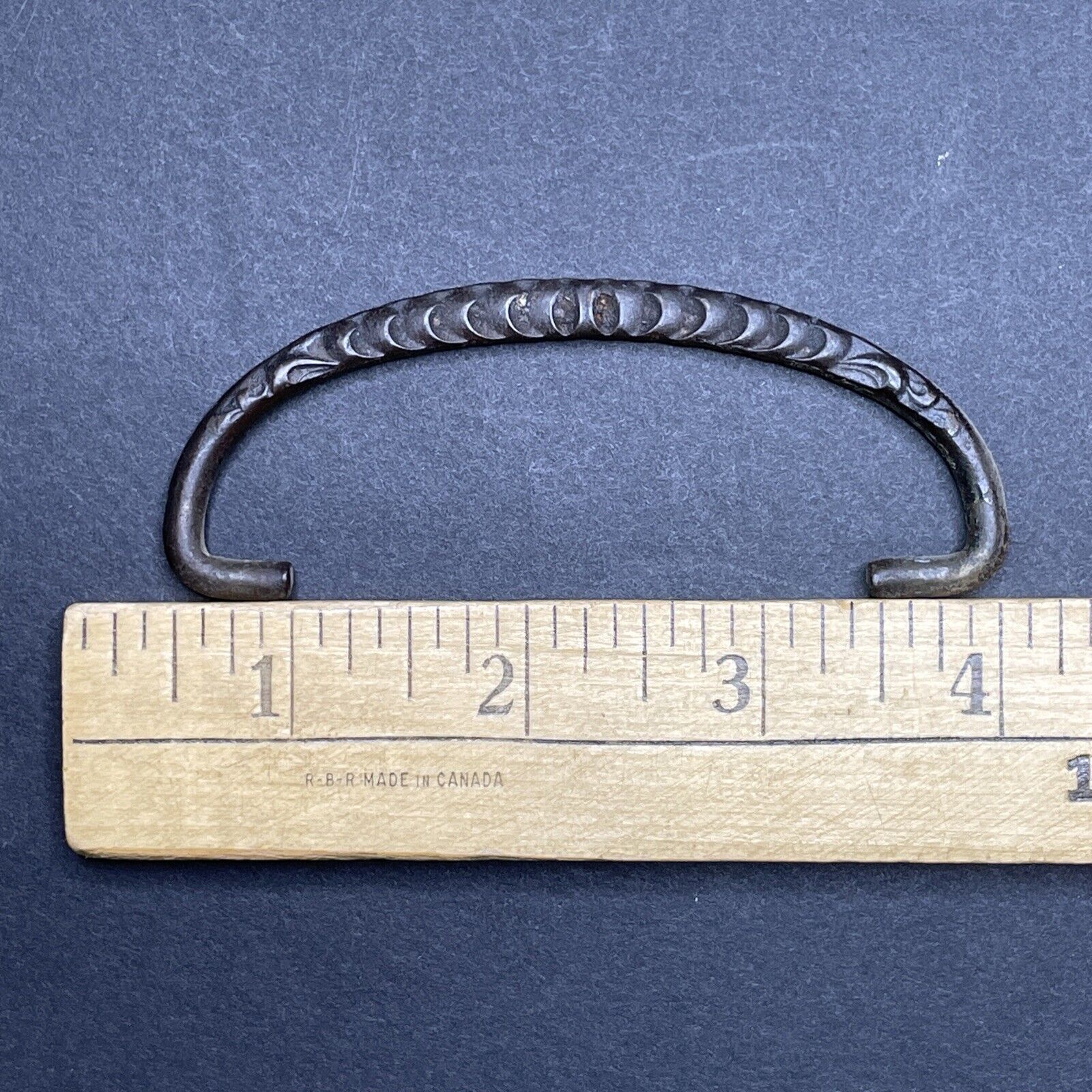 18th Century Handmade Hammered Iron Cabinet Pulls