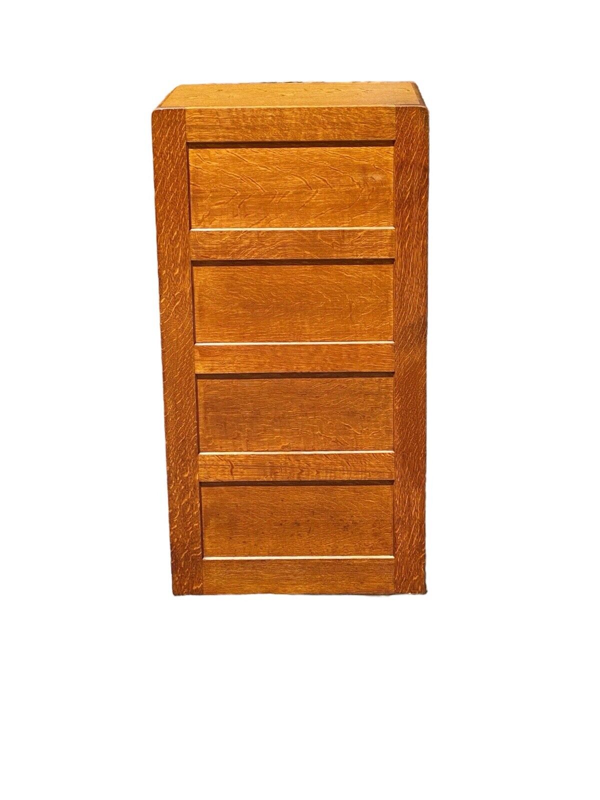 Arts & Crafts Tiger Oak Library Cabinet by Derby