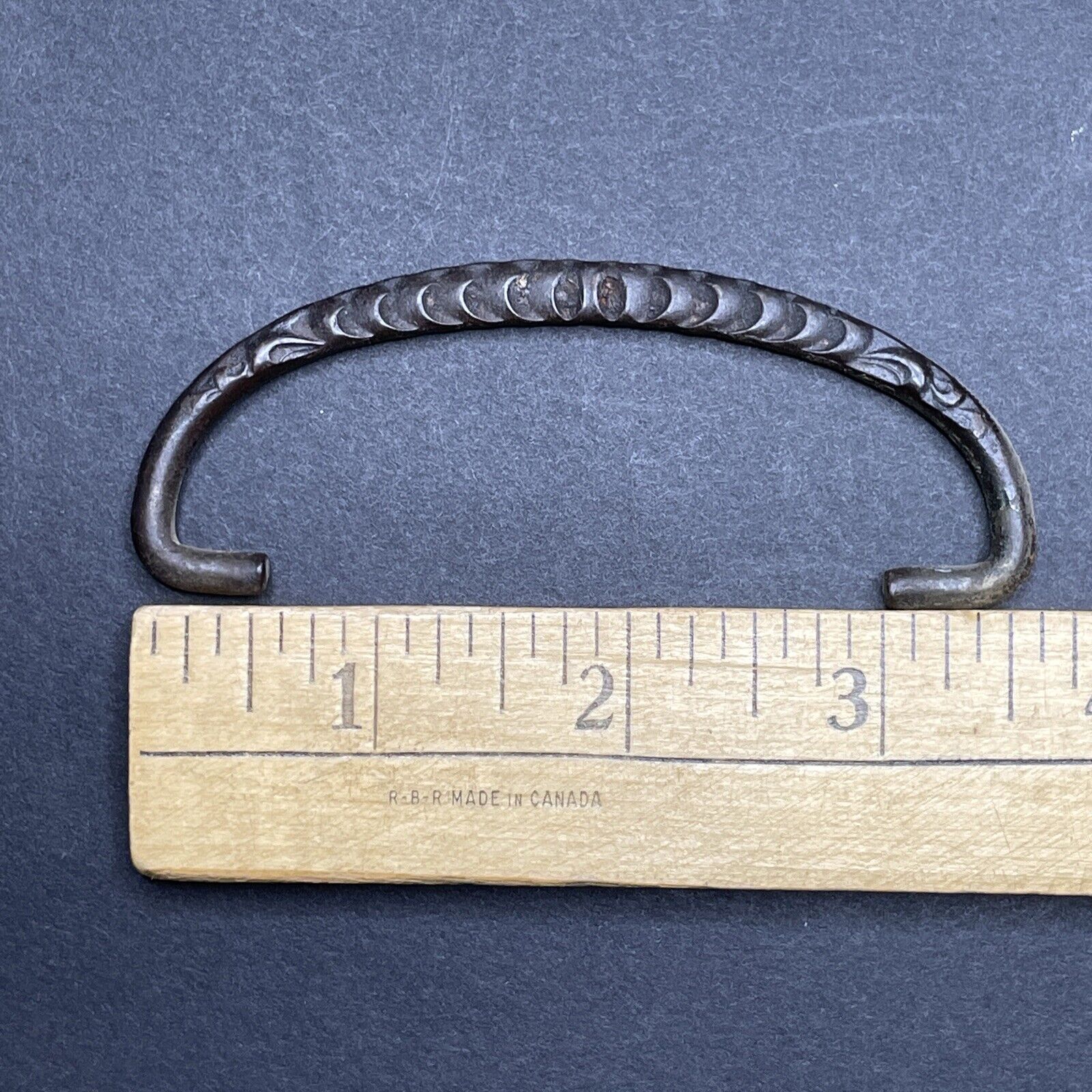 18th Century Handmade Hammered Iron Cabinet Pulls