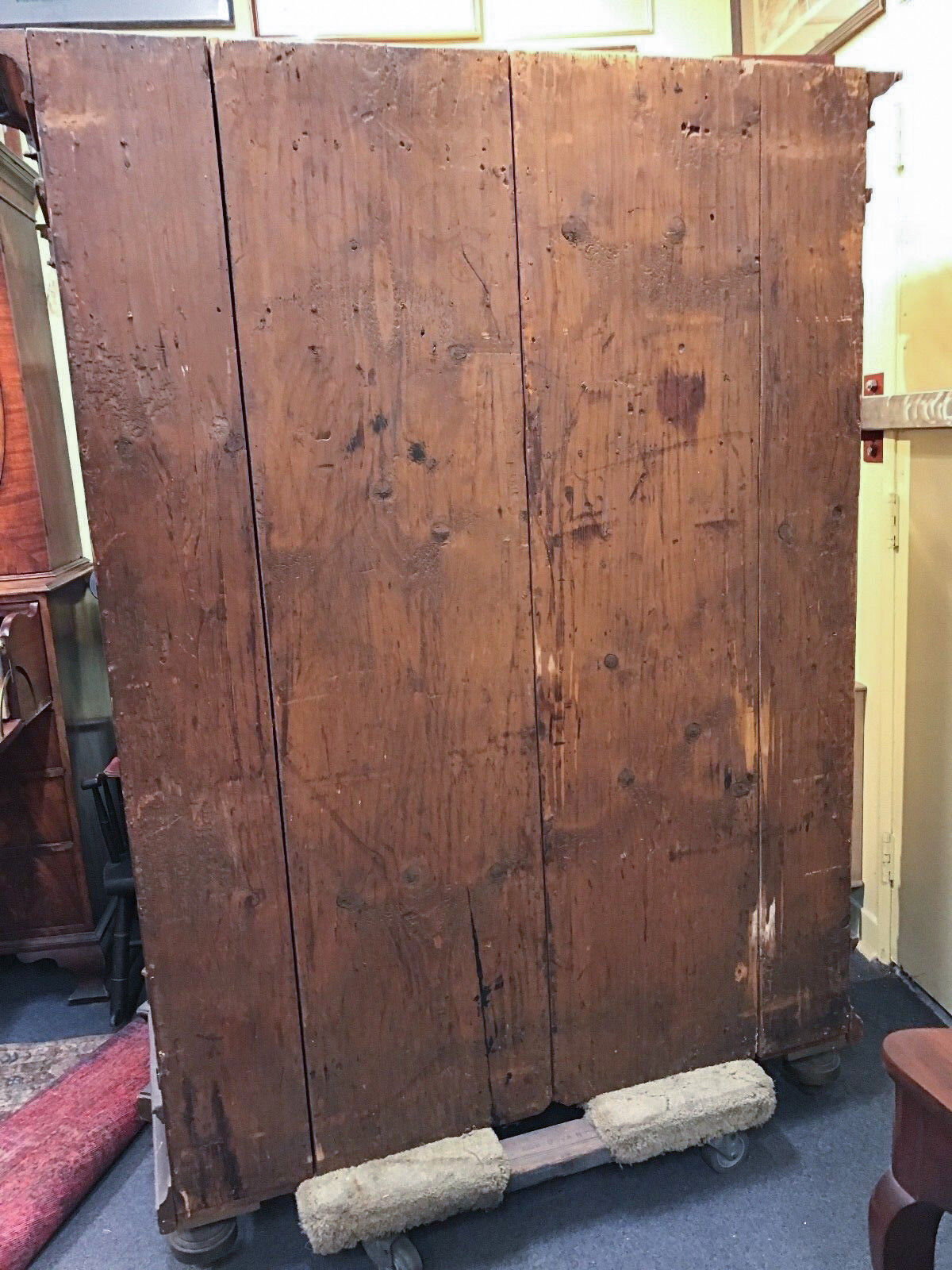 18th Century German Hand Painted Cabinet with Original Key