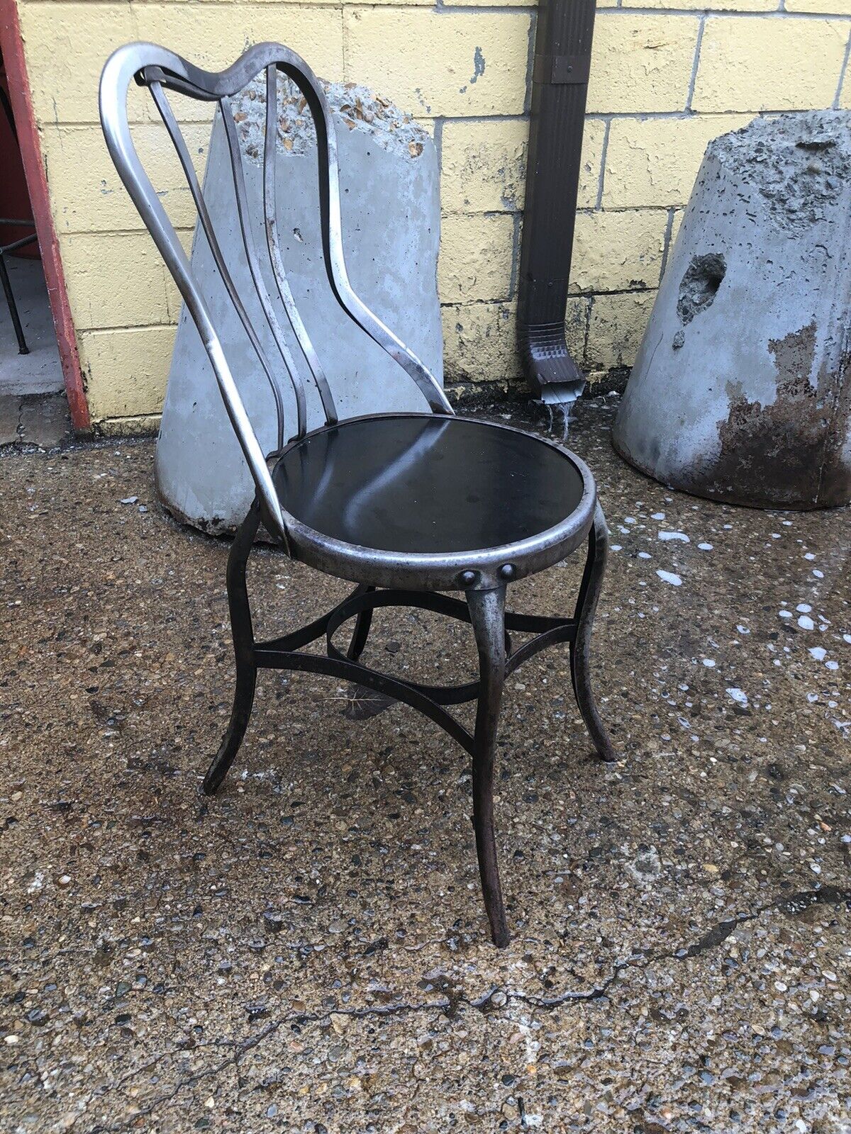 Art Deco Cafe Table by Toledo Metal Co. c.1910-1920