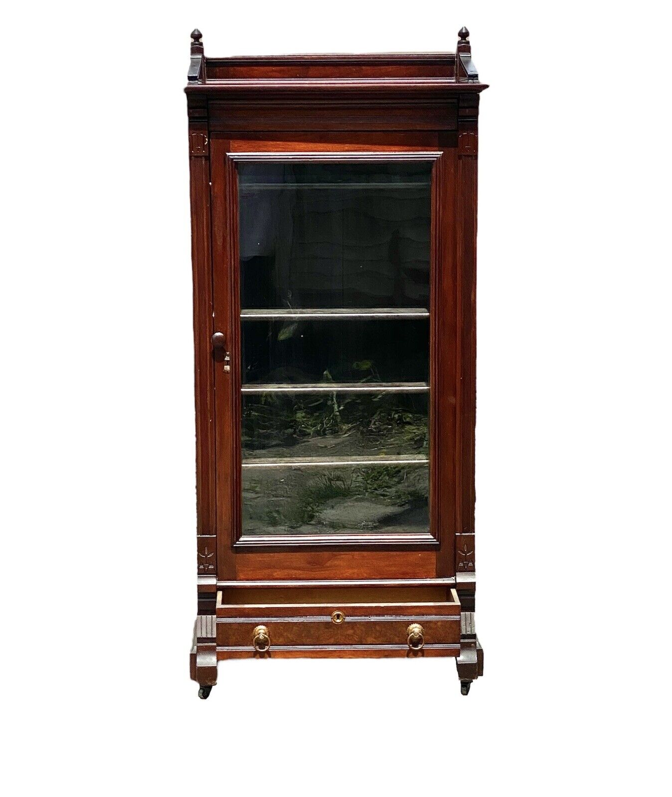 Antique Victorian Bookcases / China Cabinets with Glass Doors