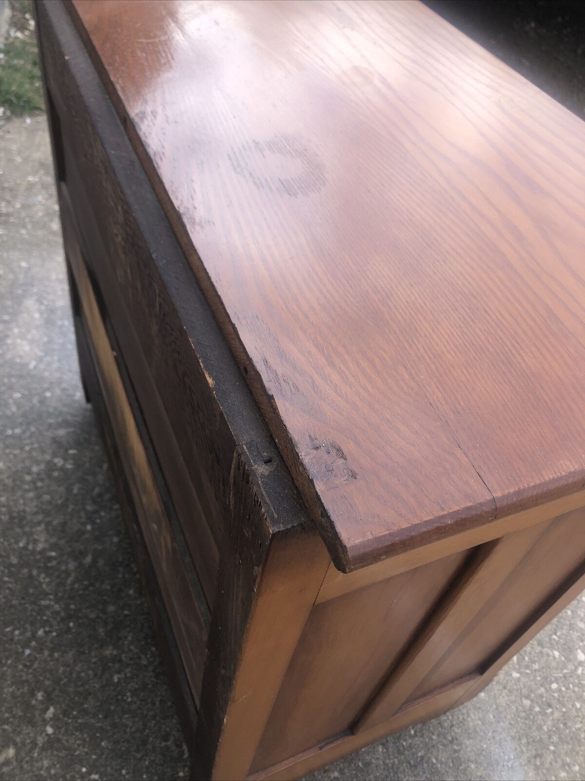 Victorian Eastlake Washstand Commode with Original Hardware