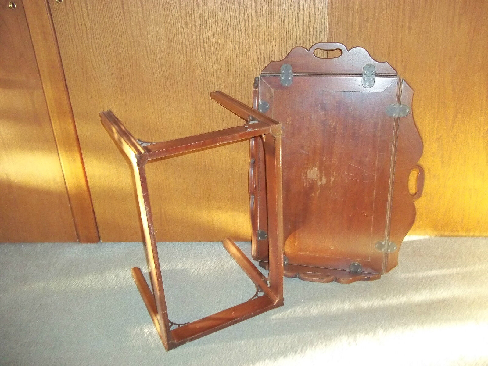 Antique 1900s Table/Tray Combo