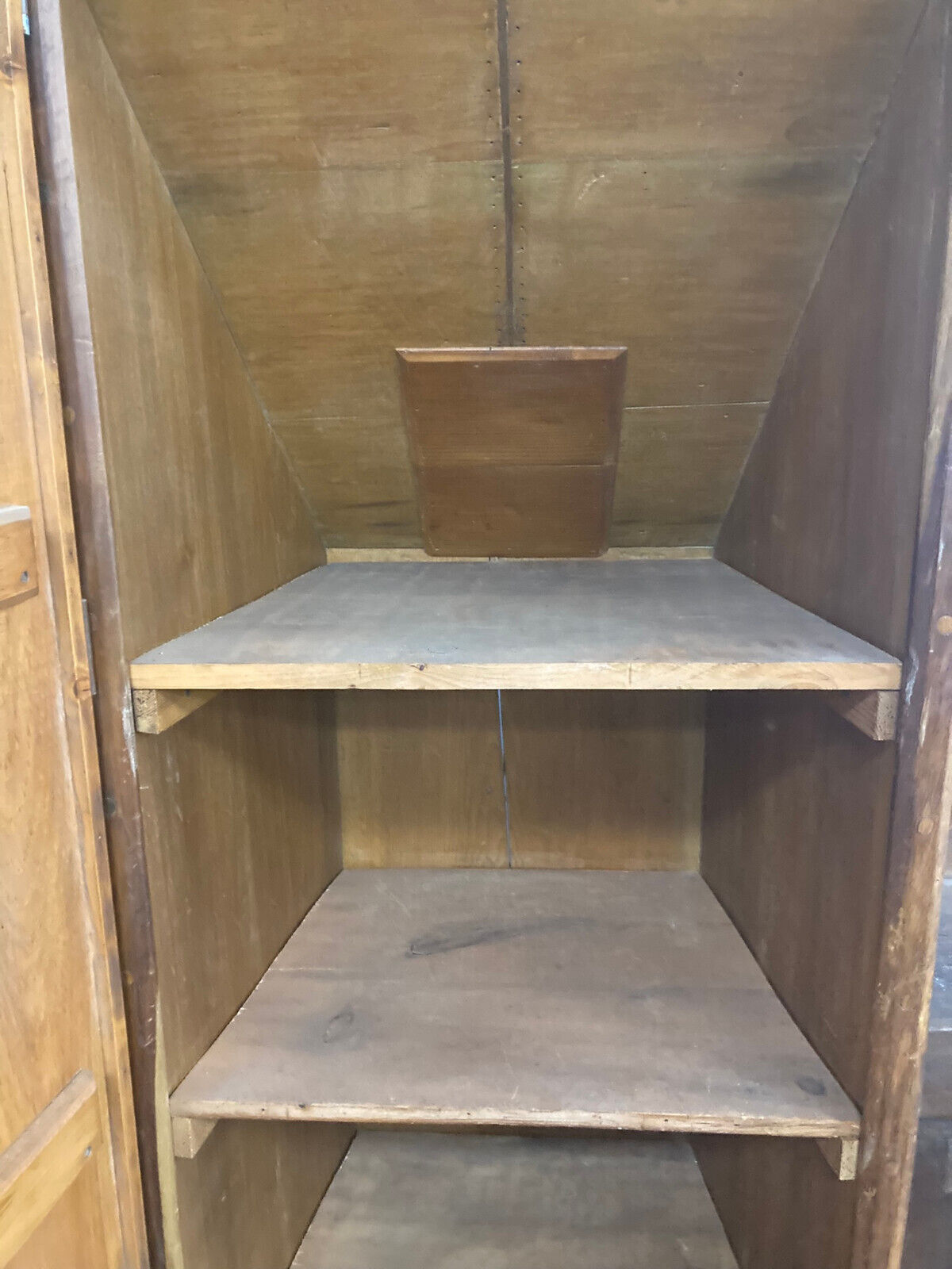 1700s antique jelly/vegetable cupboard with pegged joints