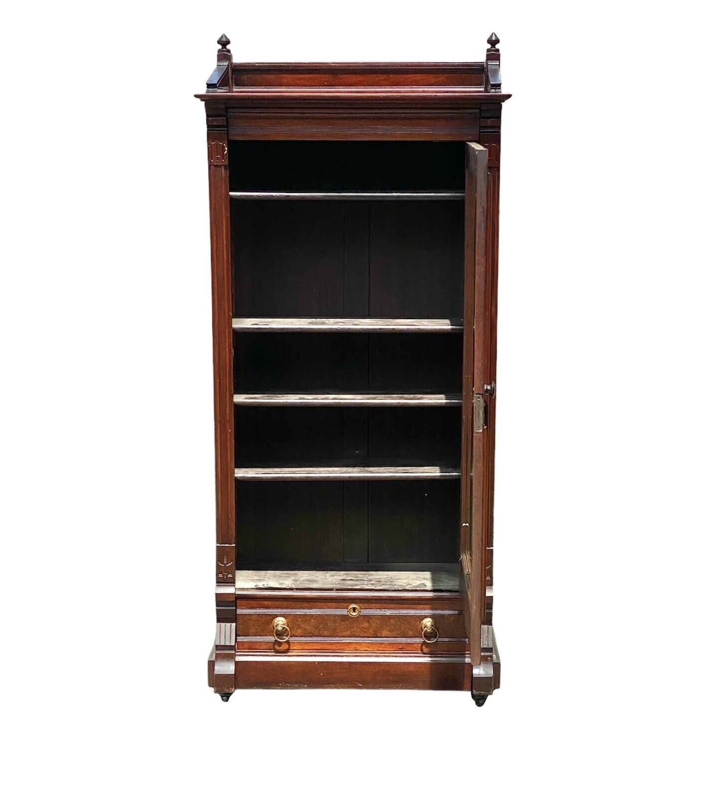 Antique Victorian Bookcases / China Cabinets with Glass Doors