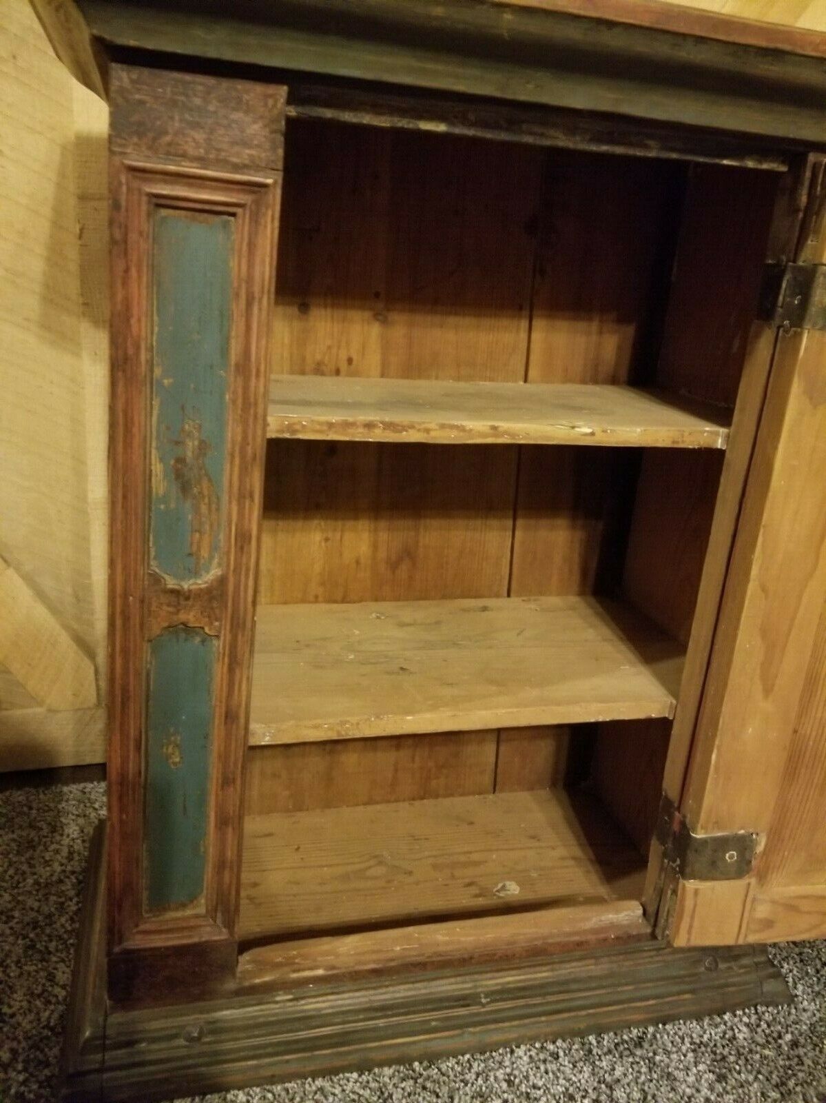Late 1700's European Vanity, Cabinet or Cupboard with Key
