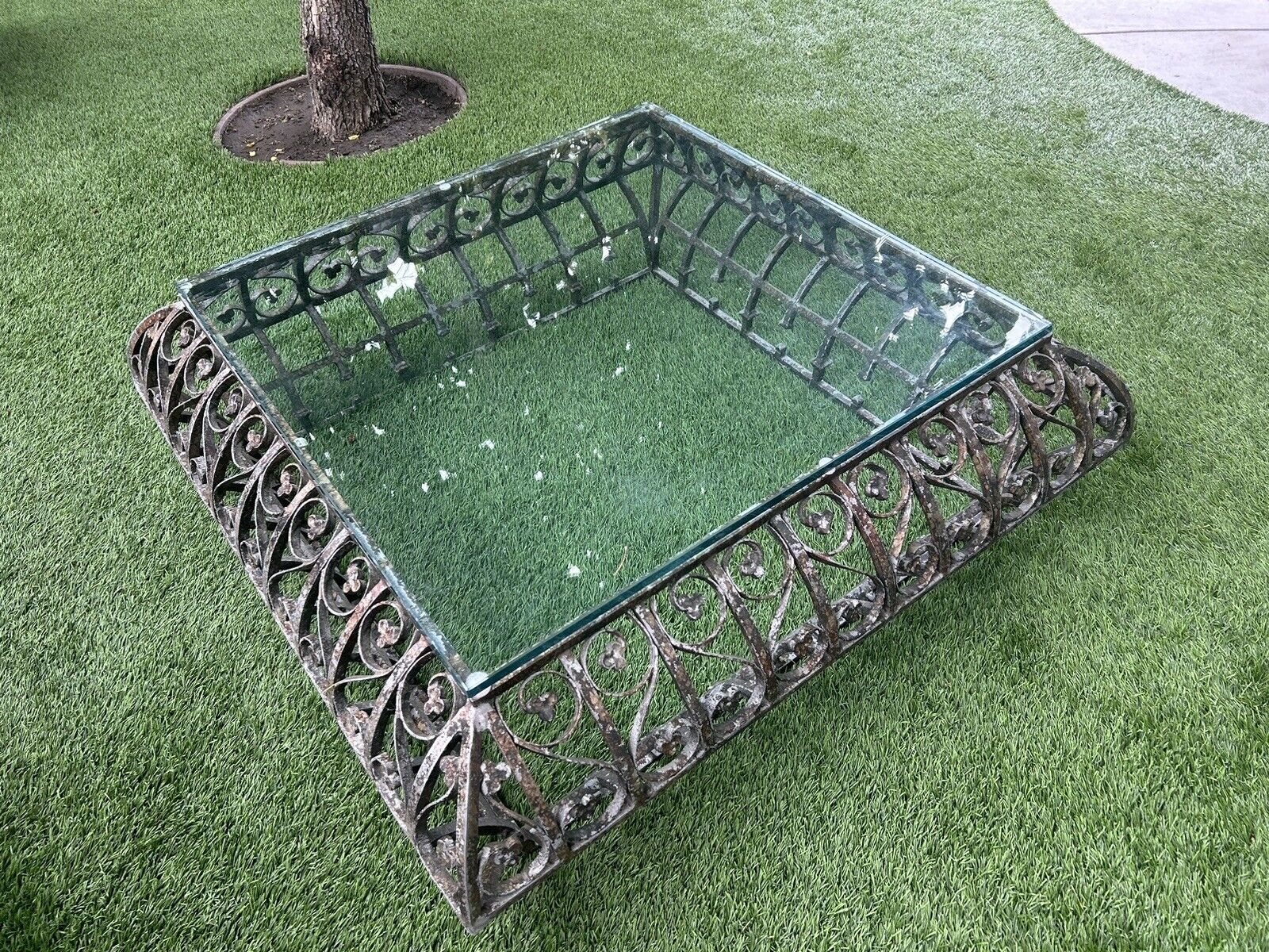 Vintage Victorian coffee table authentic to the era