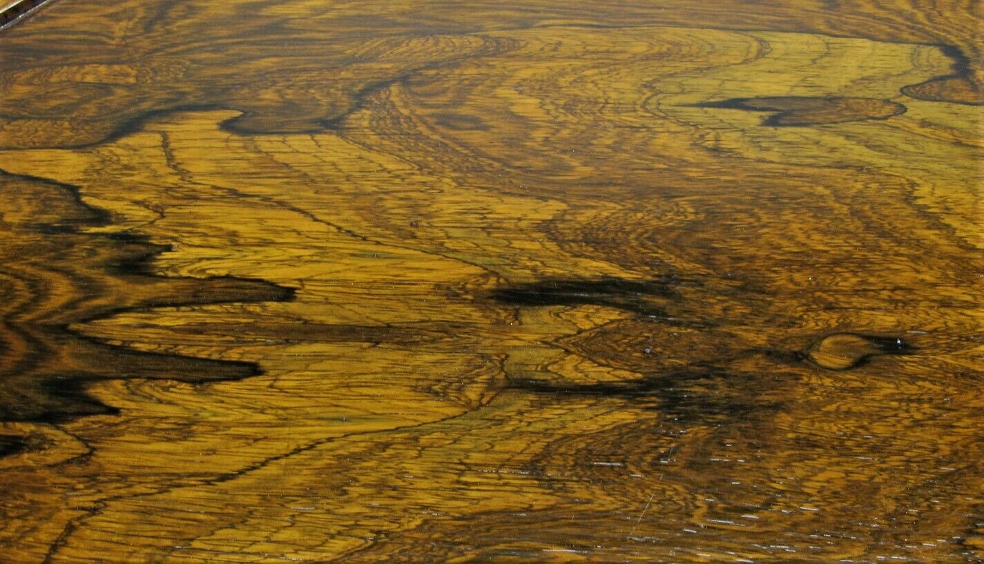 French Art Deco Inlaid Wood Marquetry Table 1925
