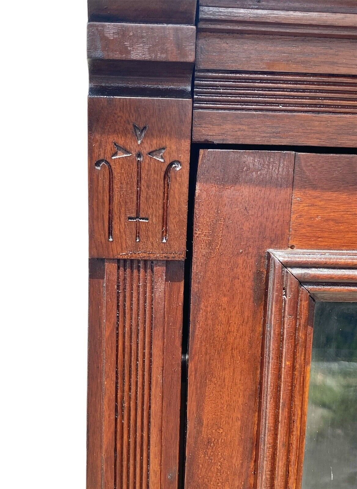 Antique Victorian Bookcases / China Cabinets with Glass Doors