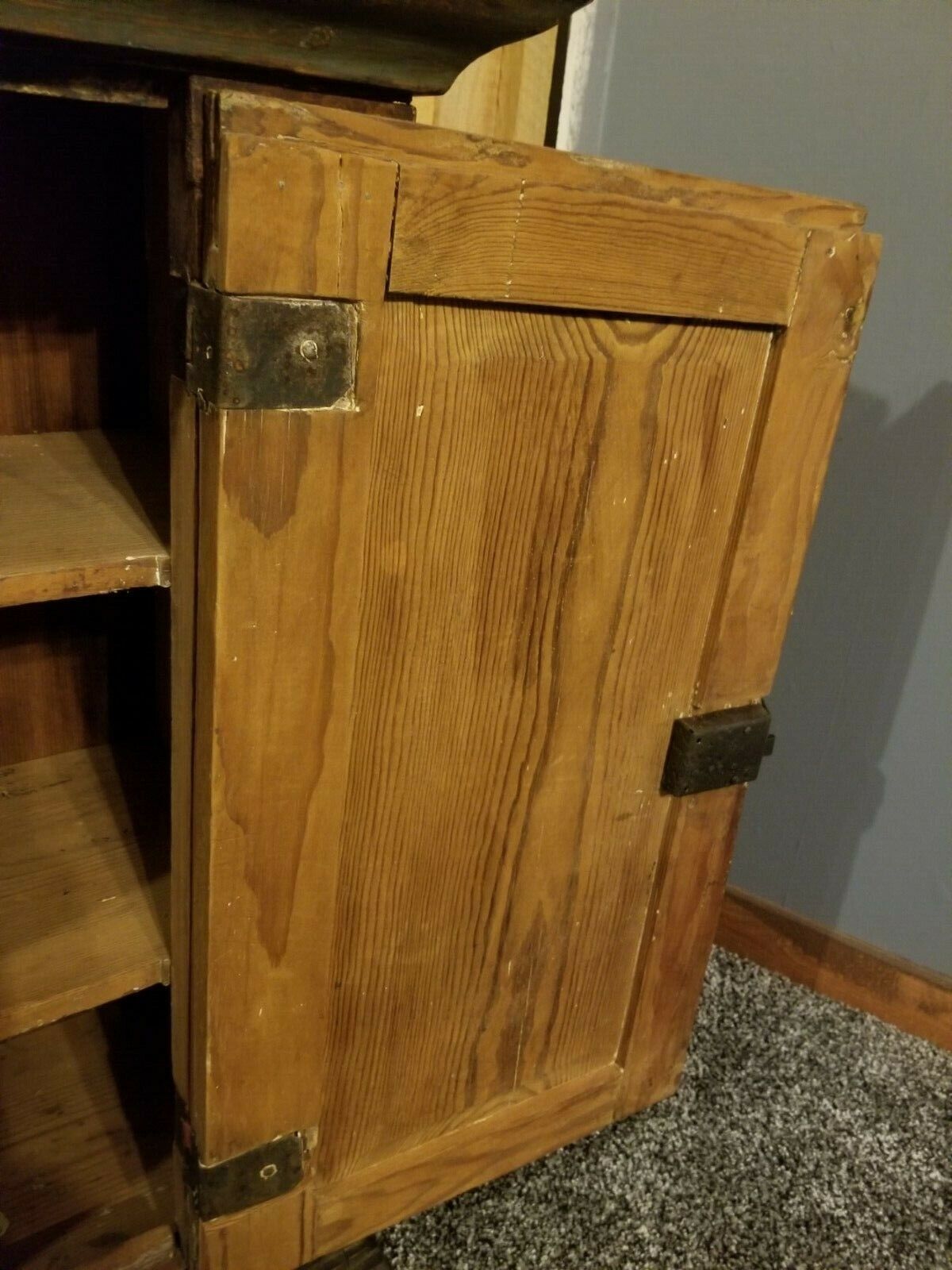 Late 1700's European Vanity, Cabinet or Cupboard with Key