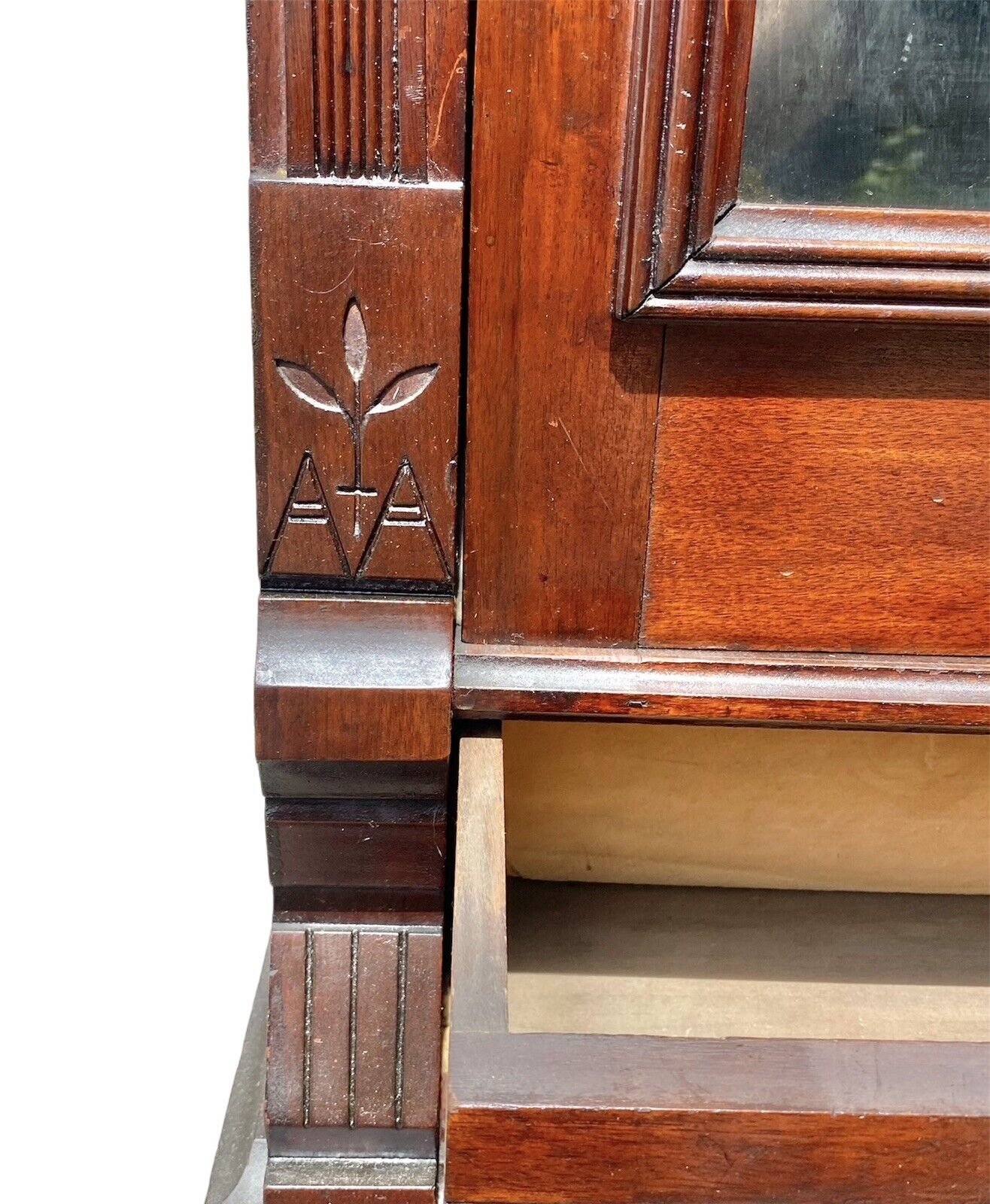 Antique Victorian Bookcases / China Cabinets with Glass Doors