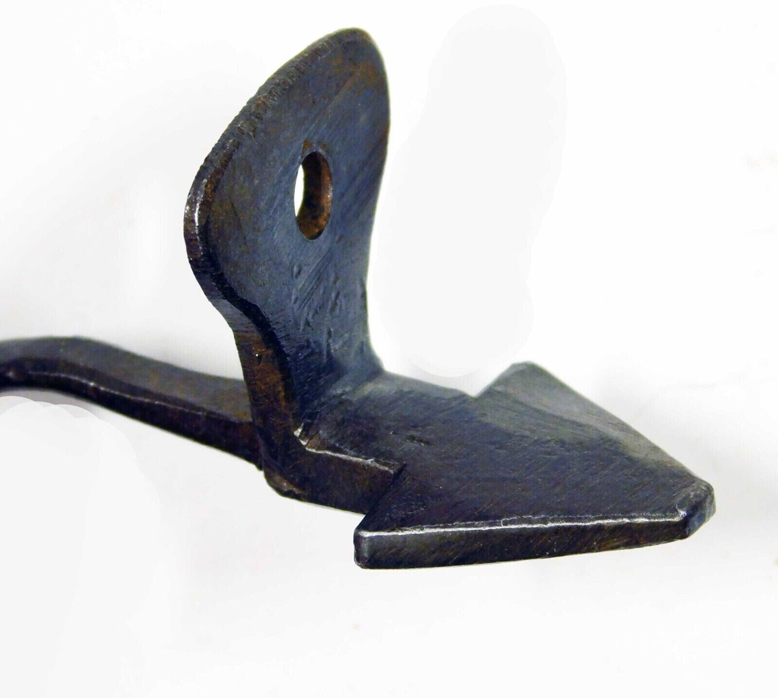 1700's Large Wrought Iron Chest Grab Lock Working