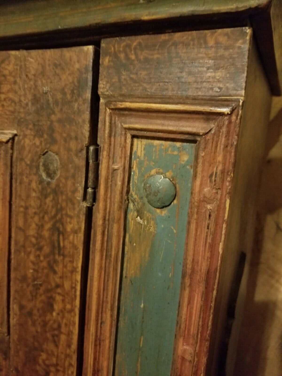 Late 1700's European Vanity, Cabinet or Cupboard with Key