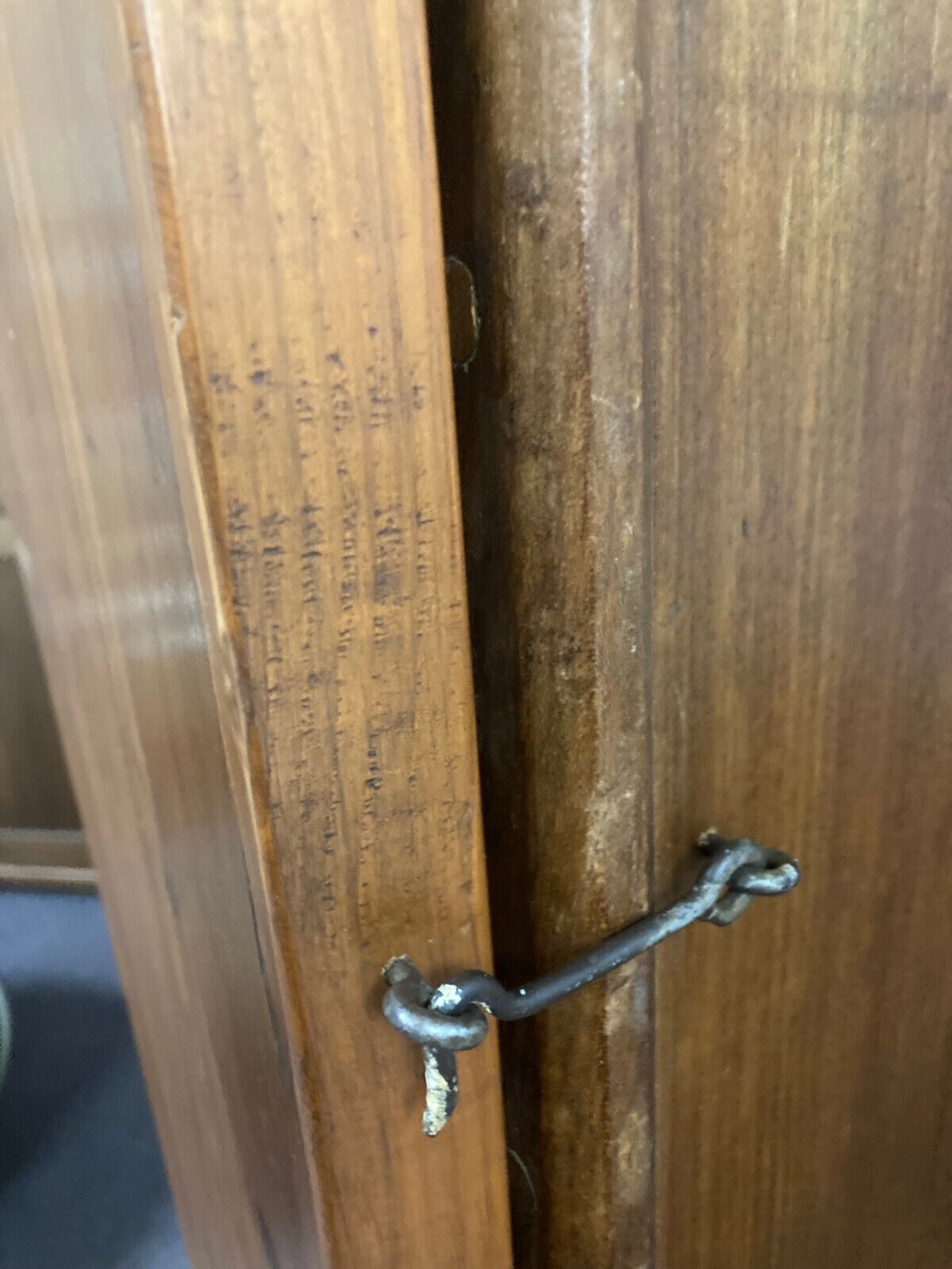 1700s antique jelly/vegetable cupboard with pegged joints