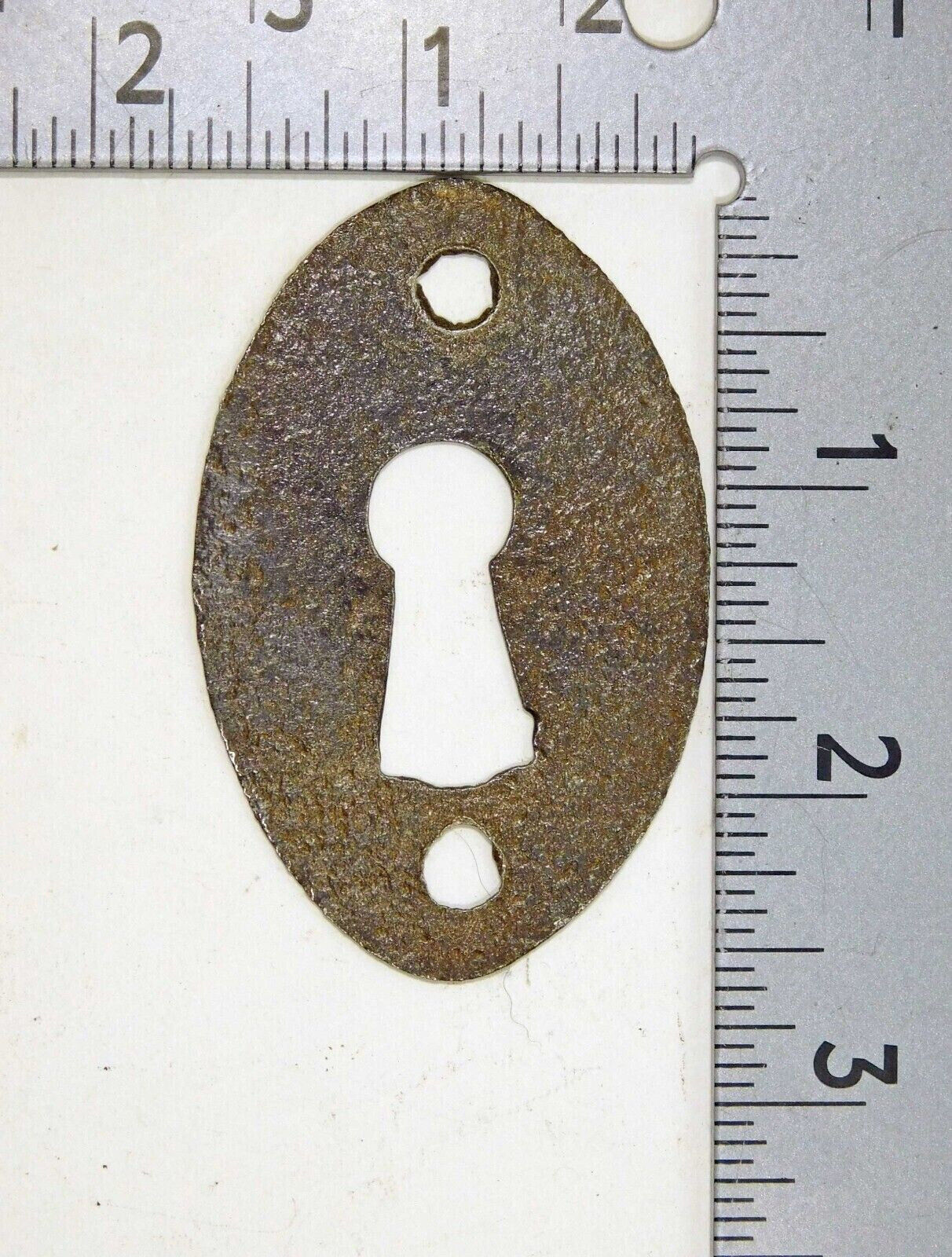 1700's Large Wrought Iron Chest Grab Lock Working